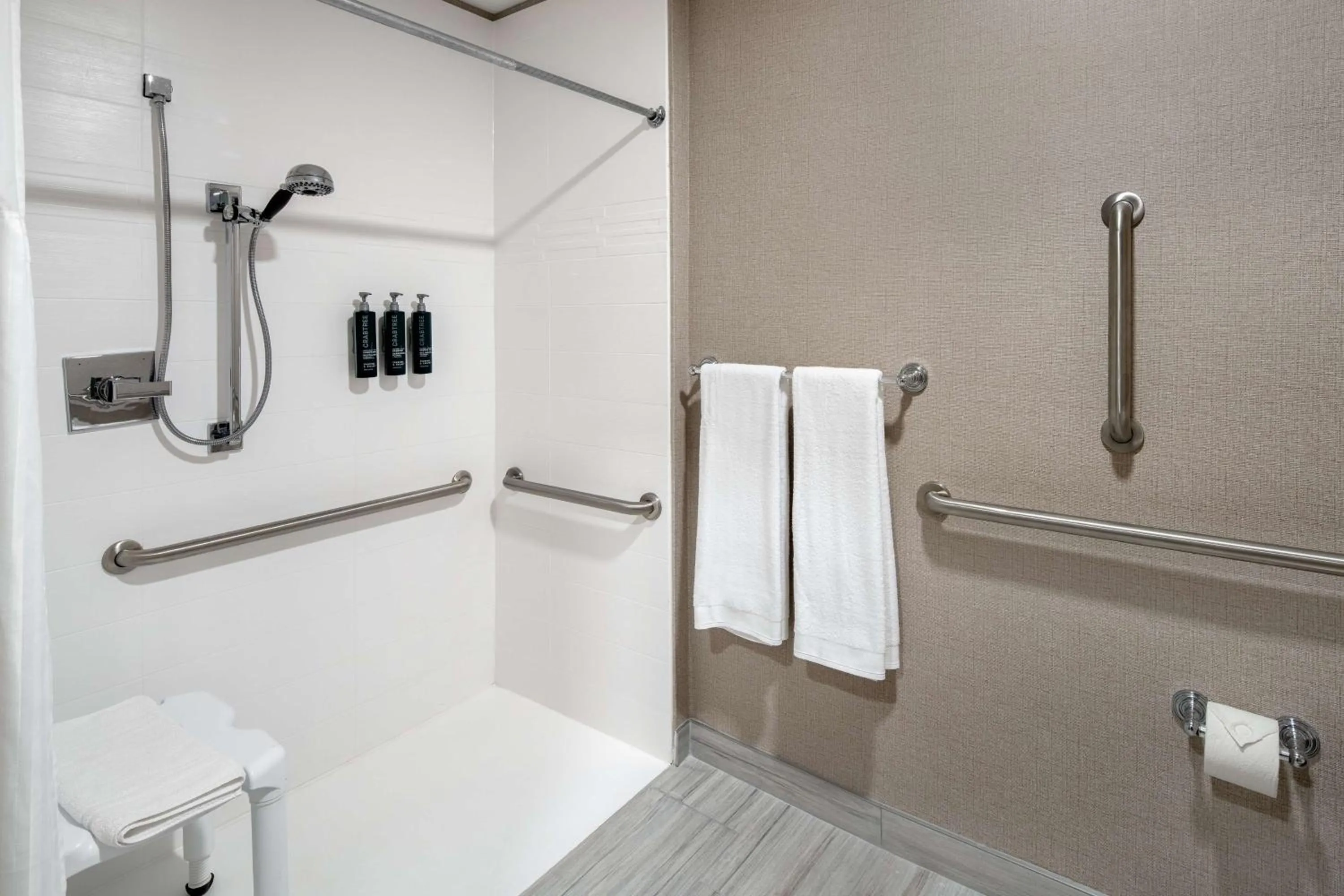 Shower in DoubleTree Suites by Hilton Mount Laurel