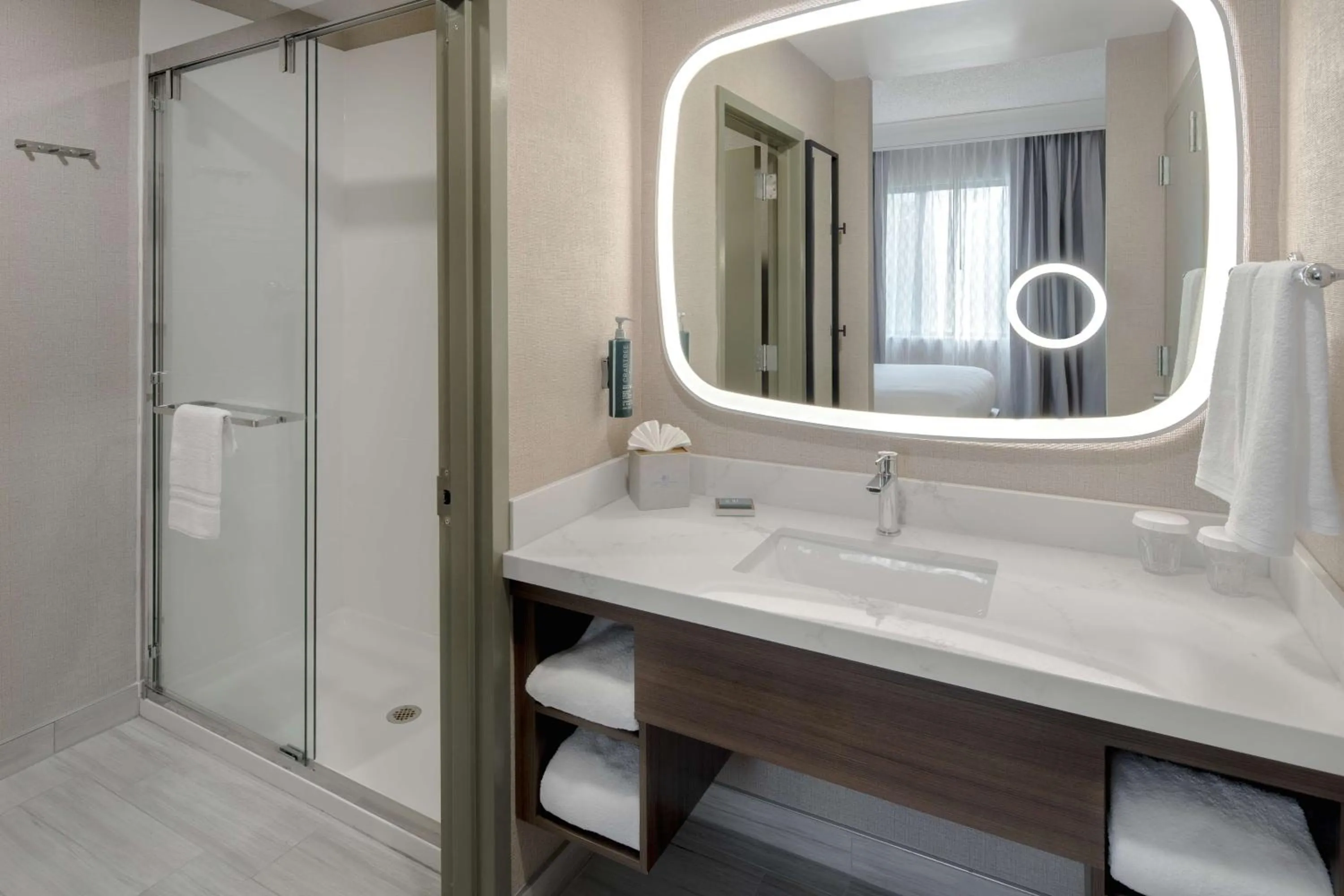 Shower in DoubleTree Suites by Hilton Mount Laurel