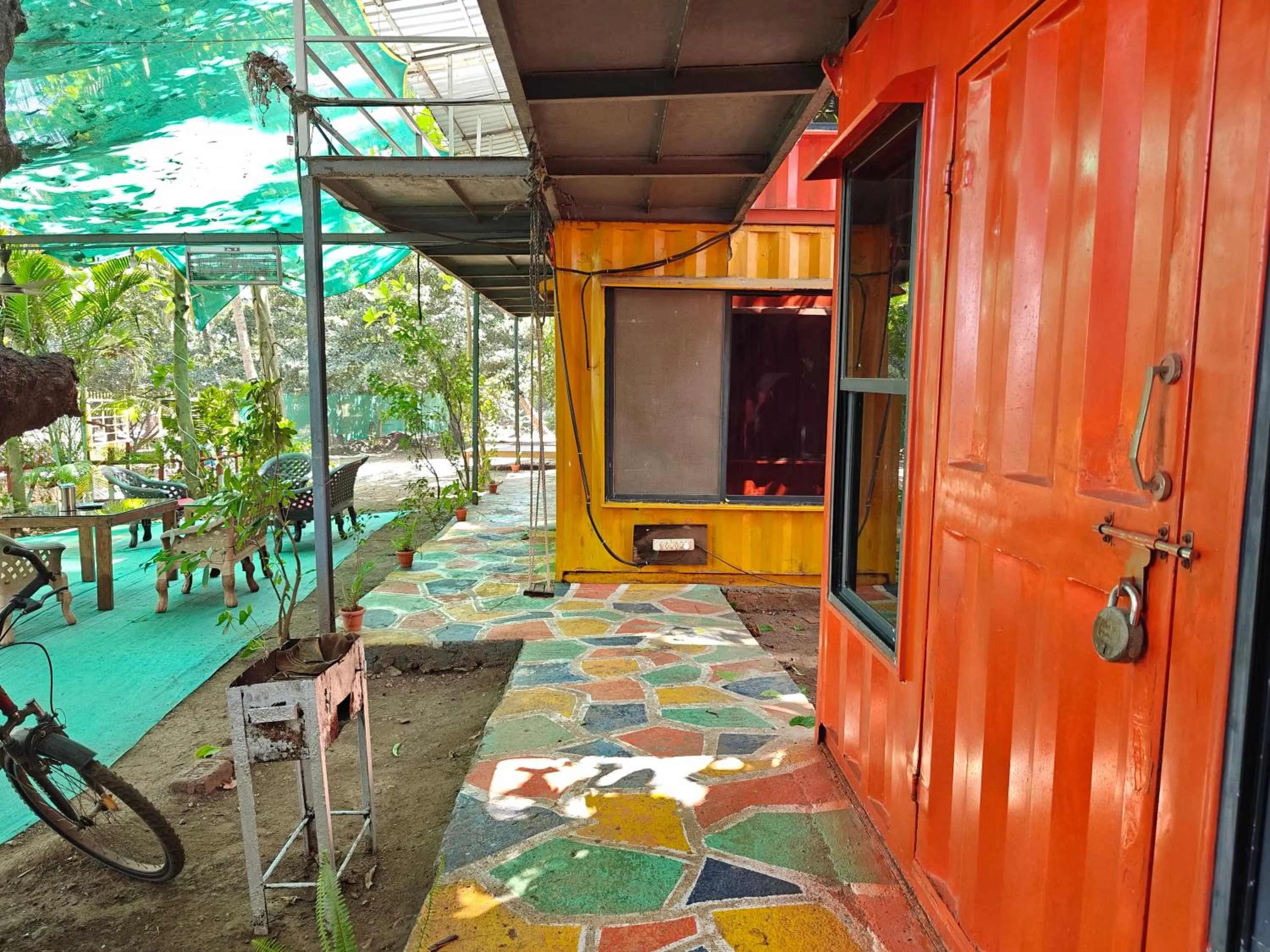 Patio in Iora Cottages