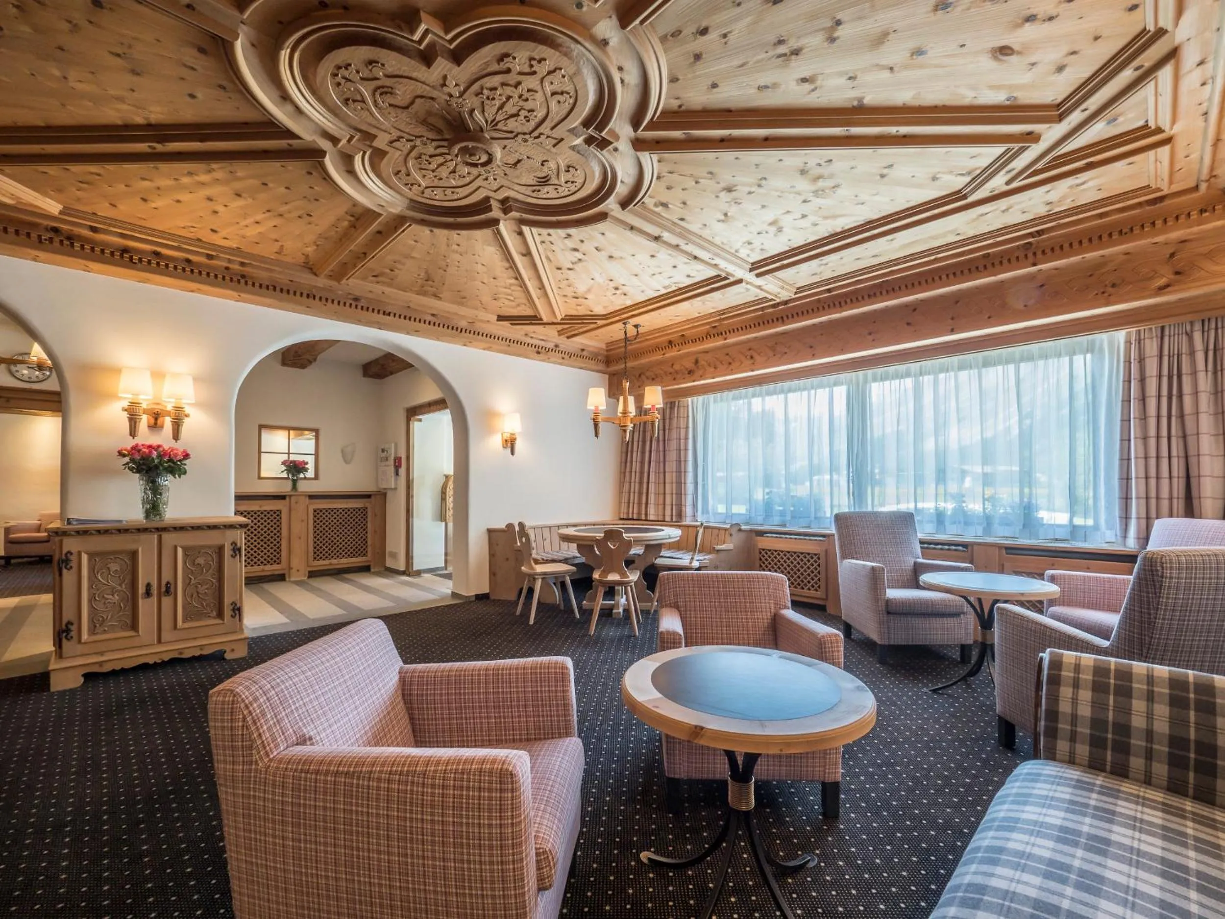 Communal lounge/ TV room in Hotel Maria