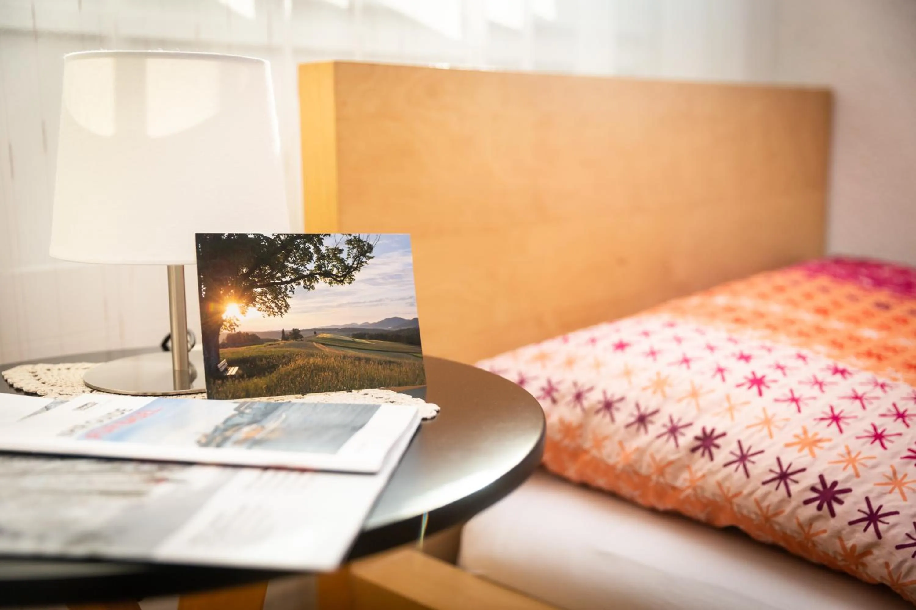 Bed in MyBednBreakfast in Bottmingen