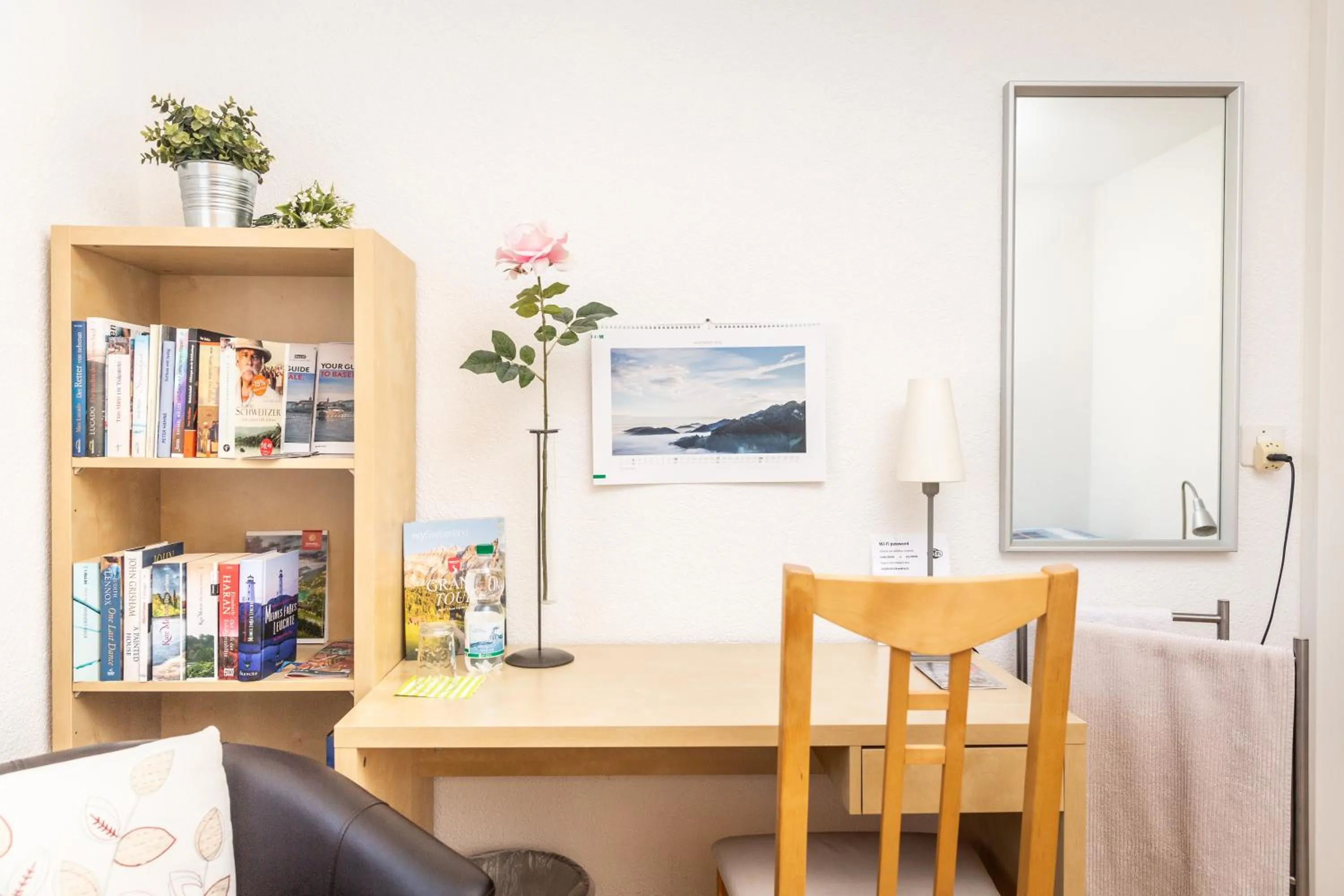 Library in MyBednBreakfast in Bottmingen