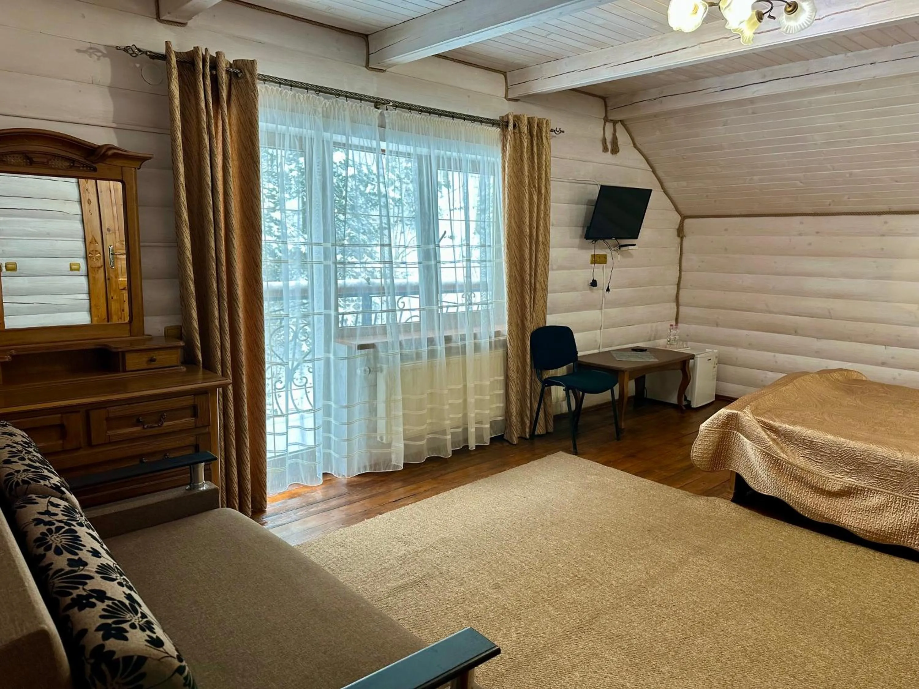 Photo of the whole room, Bed in Hotel Dykyi Med