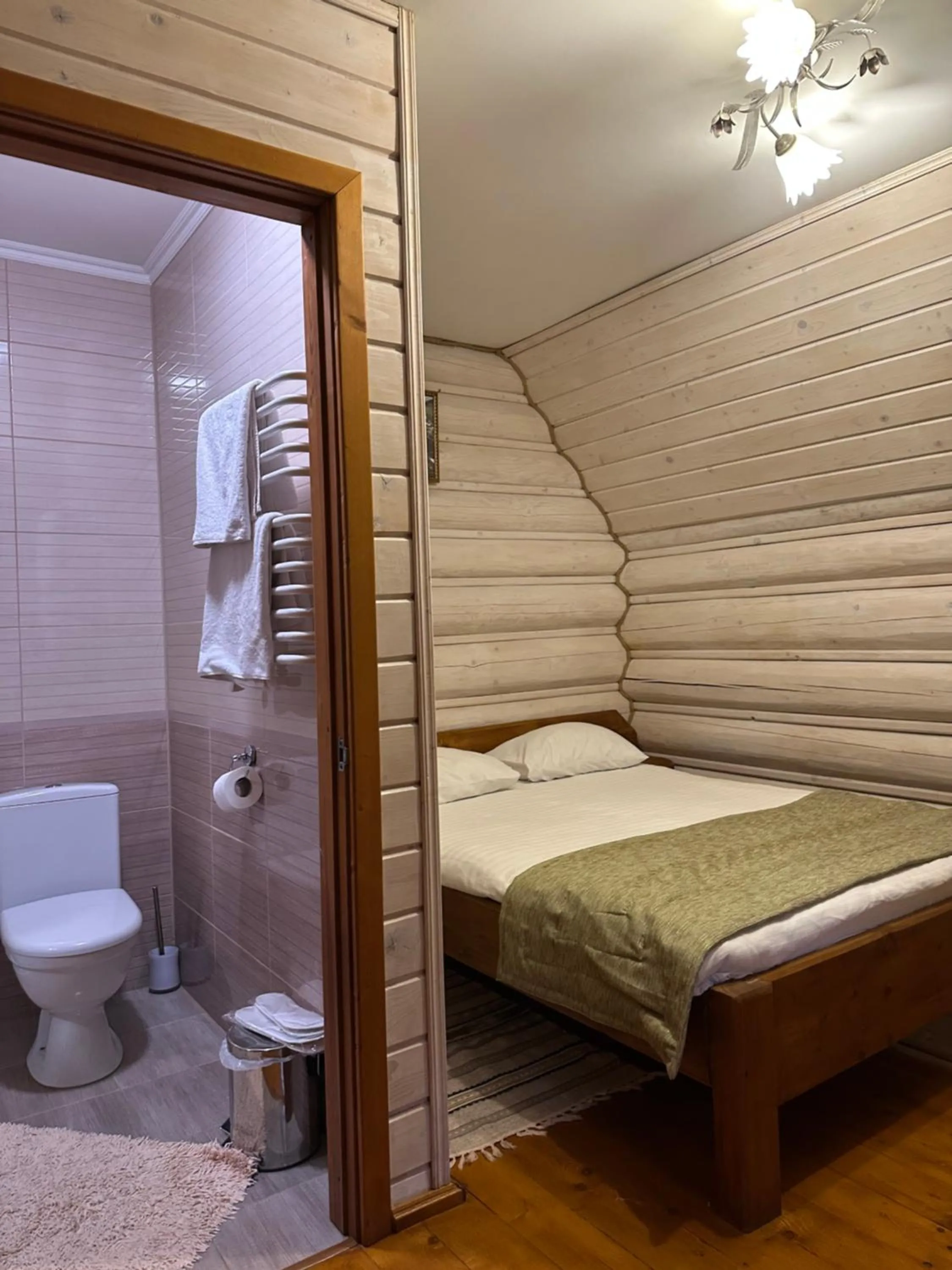 Photo of the whole room, Bed in Hotel Dykyi Med