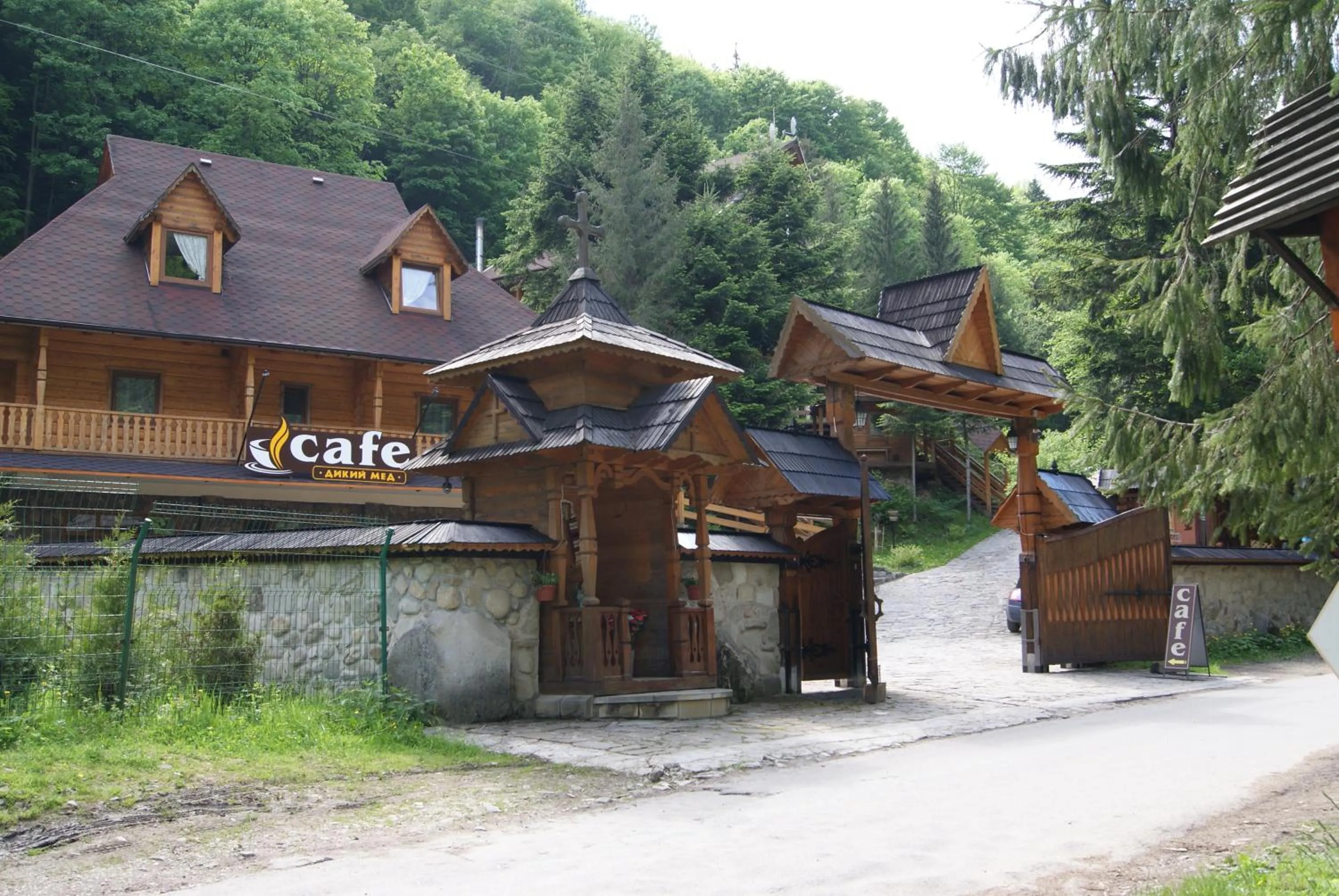 Property building in Hotel Dykyi Med