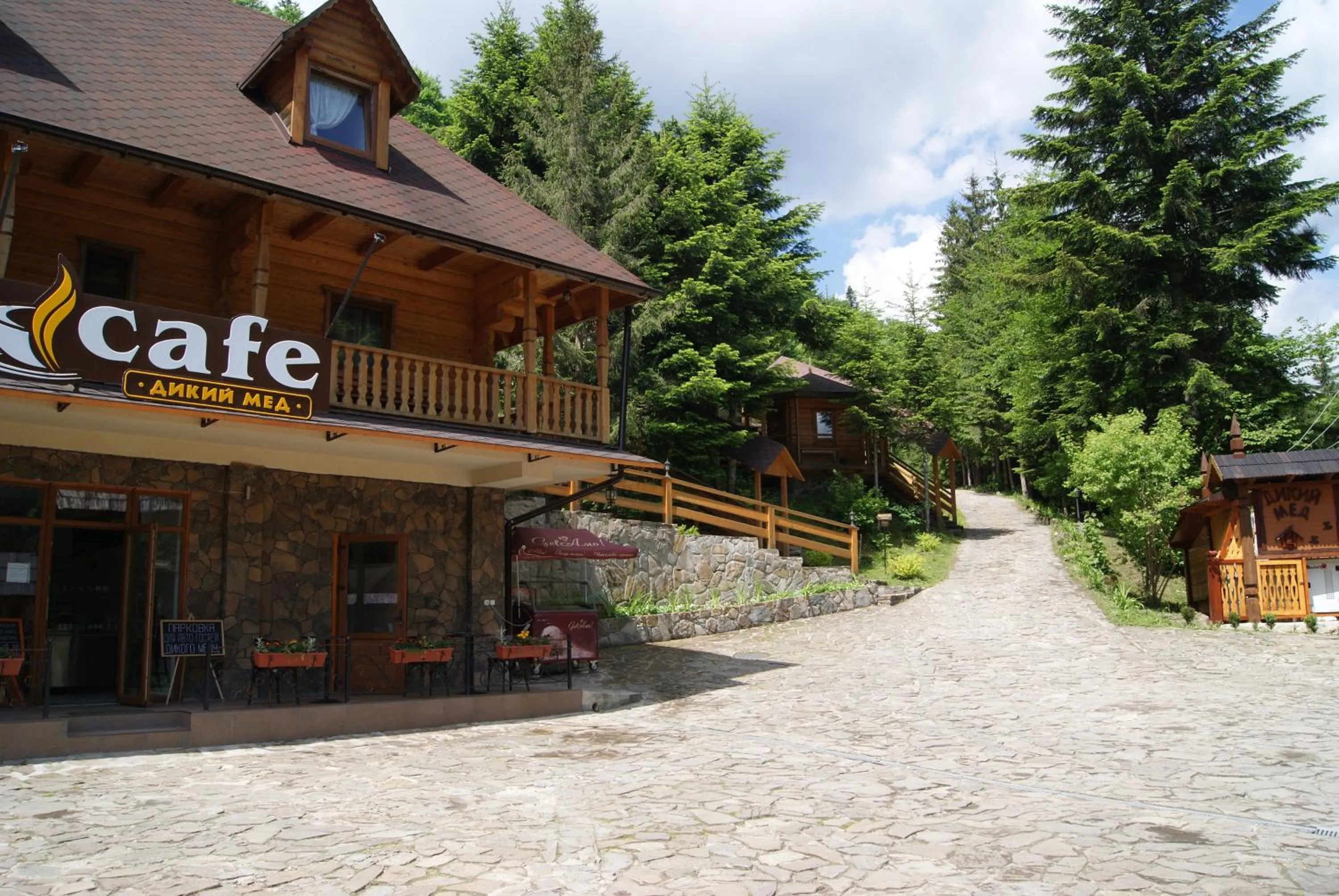 Restaurant/places to eat in Hotel Dykyi Med