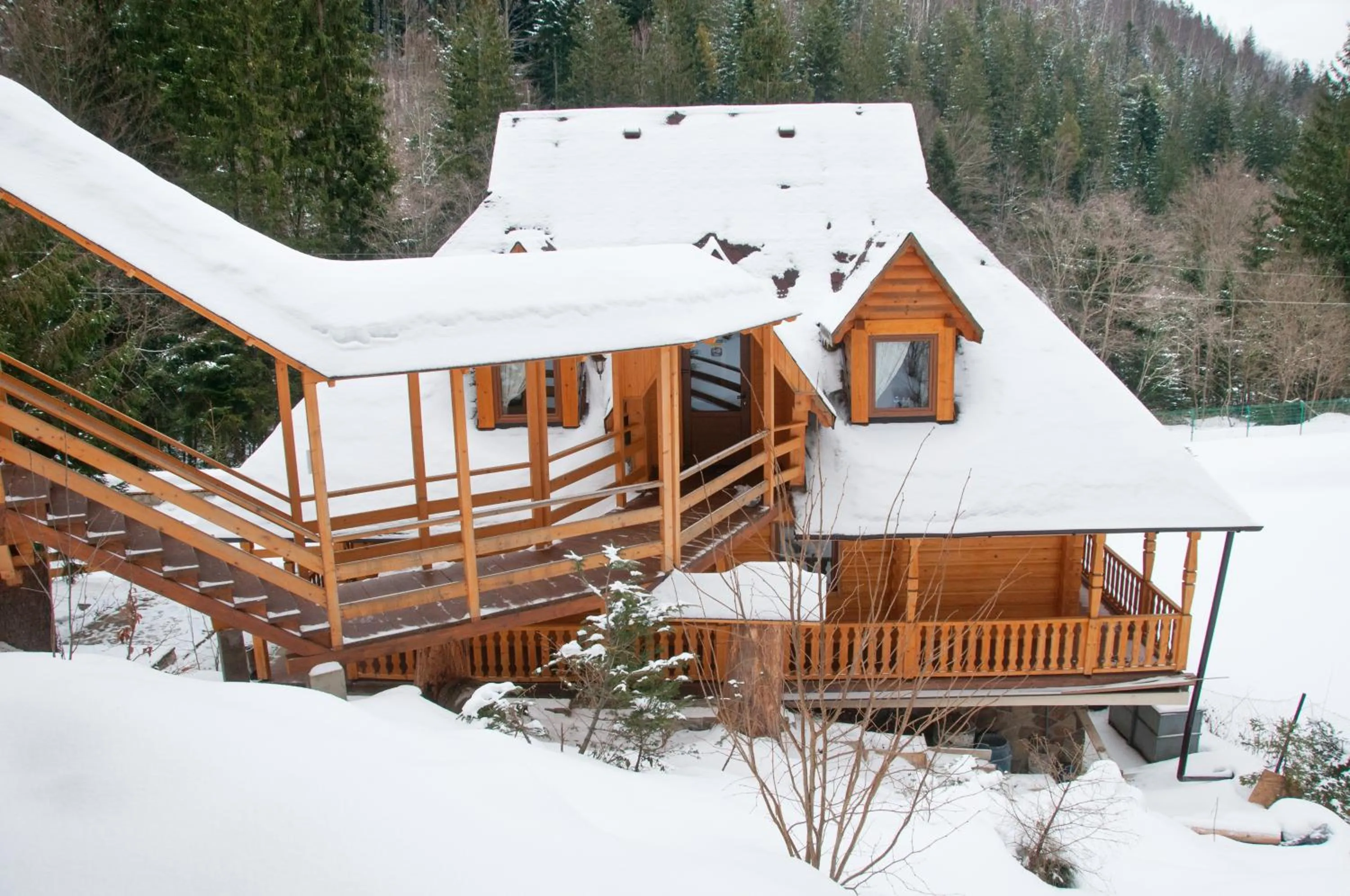 Property building in Hotel Dykyi Med