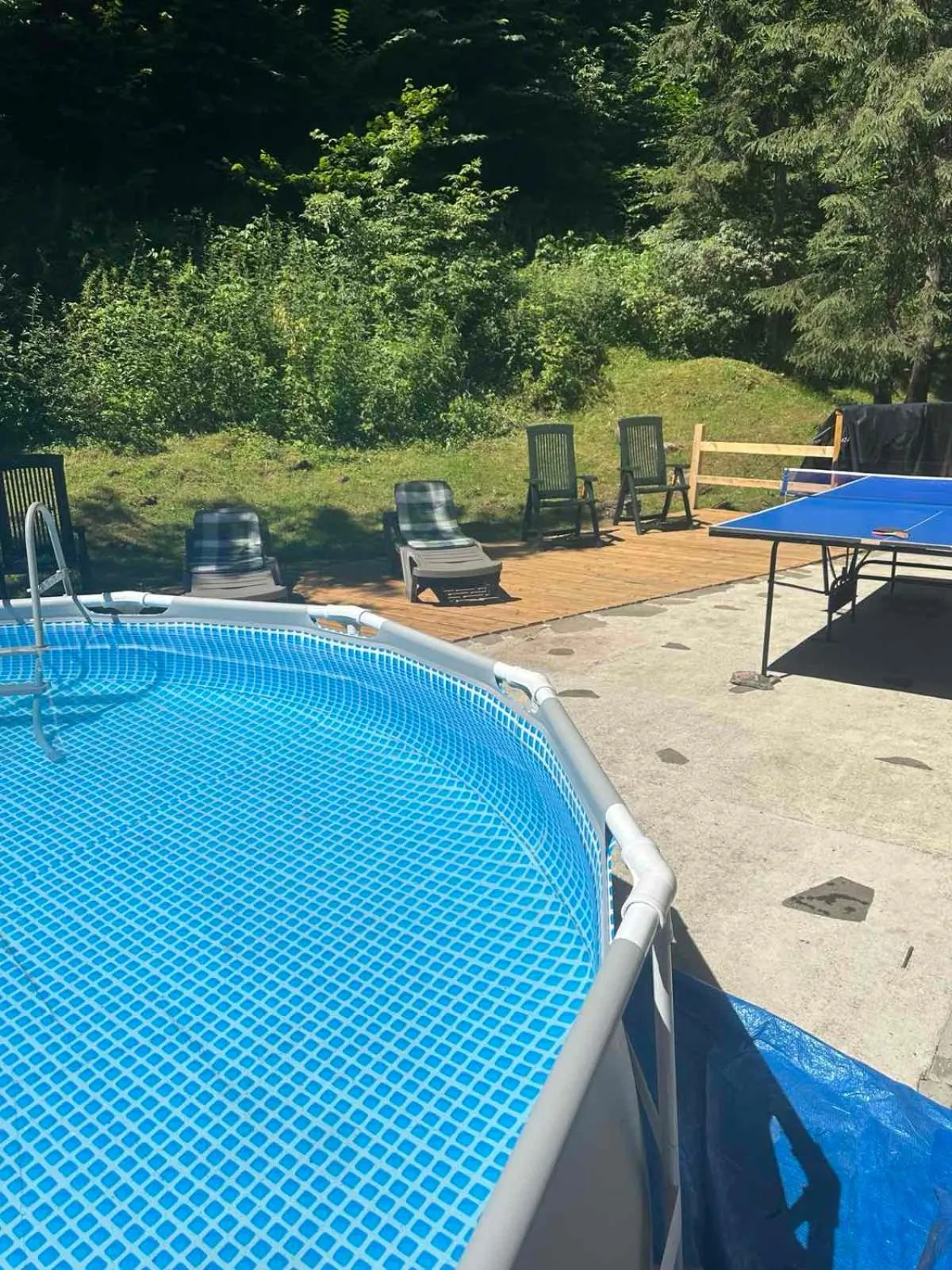 Swimming pool in Hotel Dykyi Med