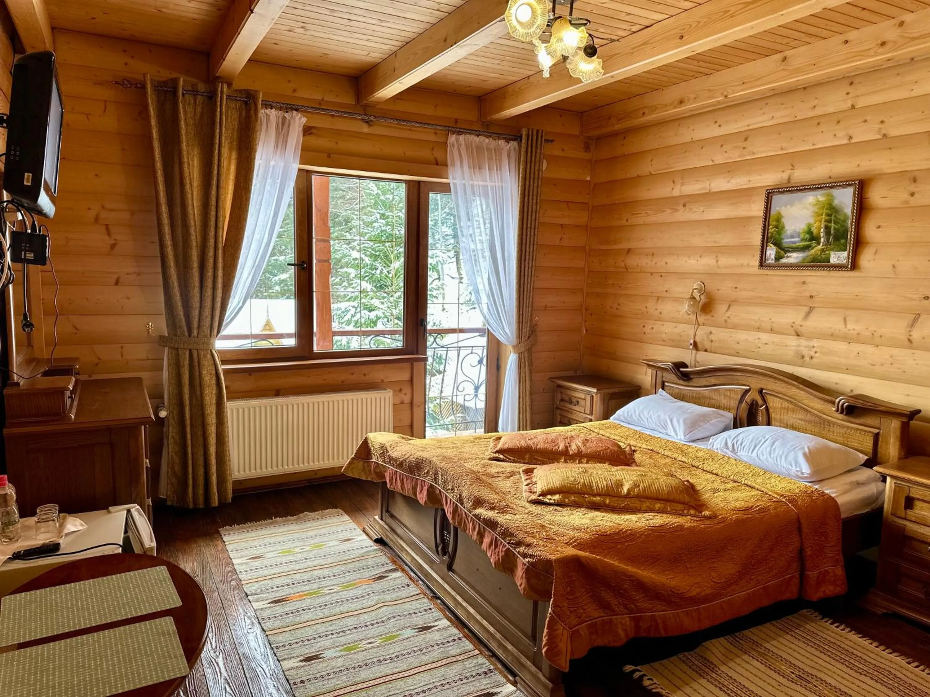 Photo of the whole room, Bed in Hotel Dykyi Med