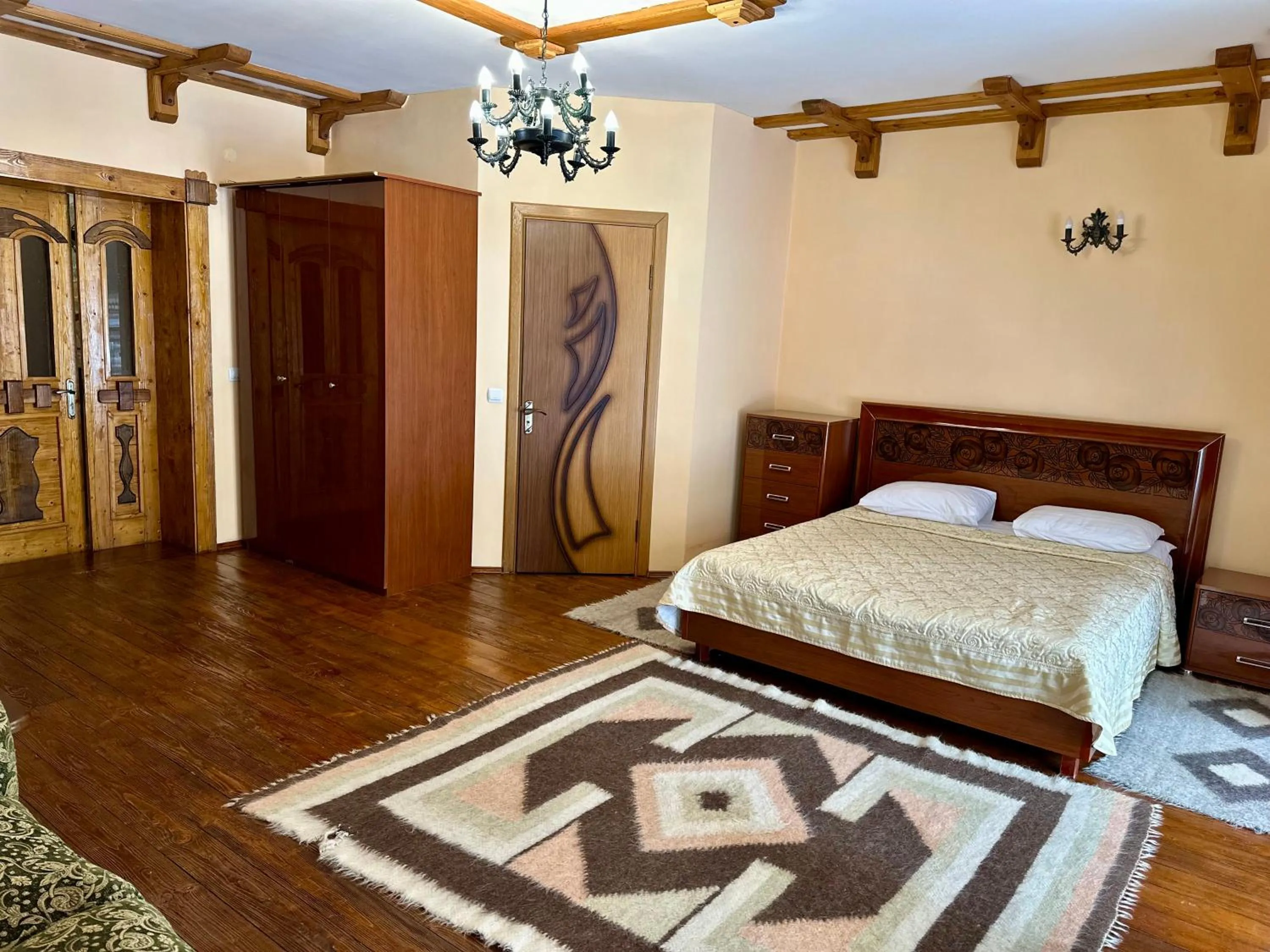 Photo of the whole room, Bed in Hotel Dykyi Med
