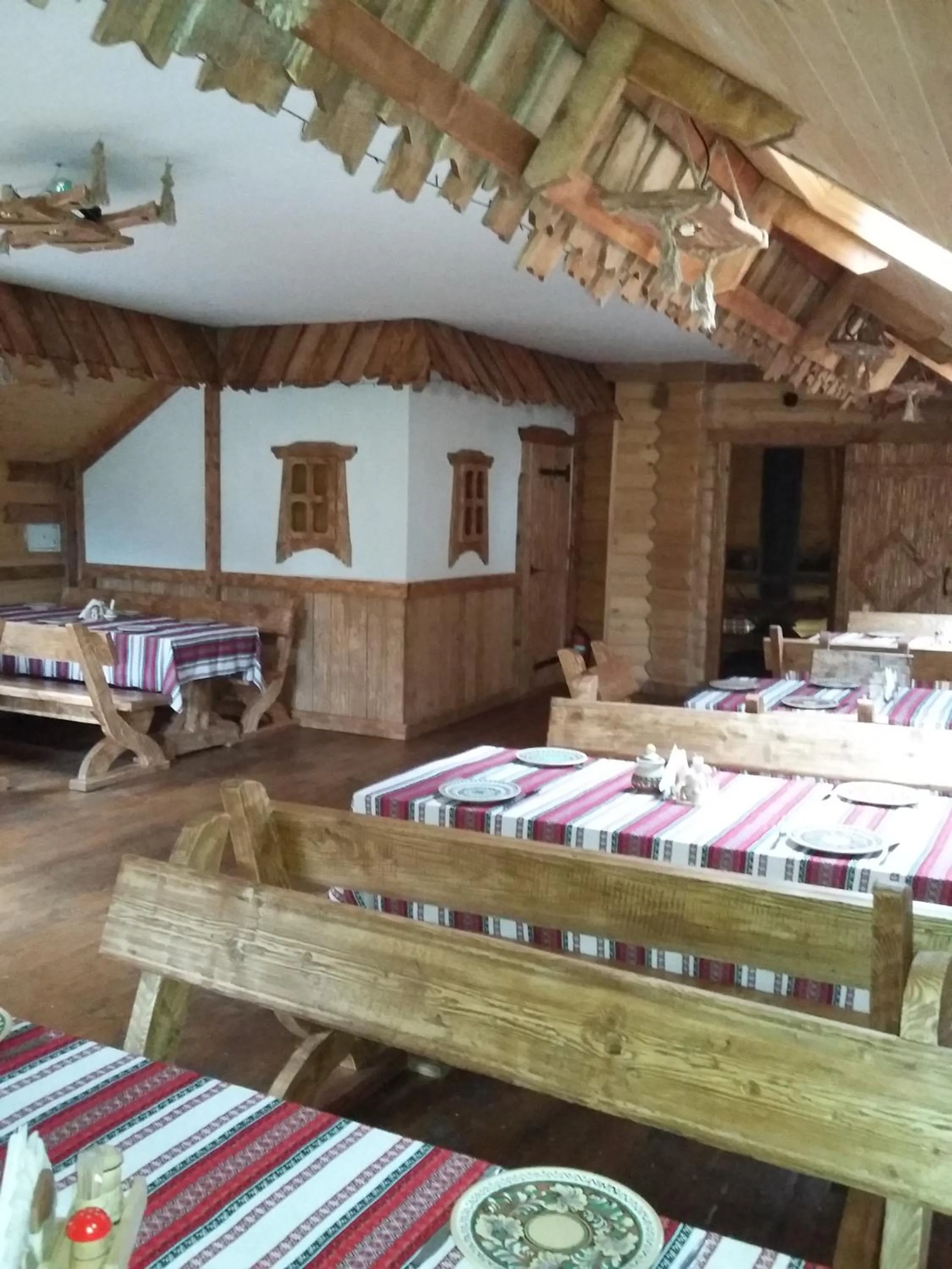 Restaurant/places to eat, Bed in Hotel Dykyi Med