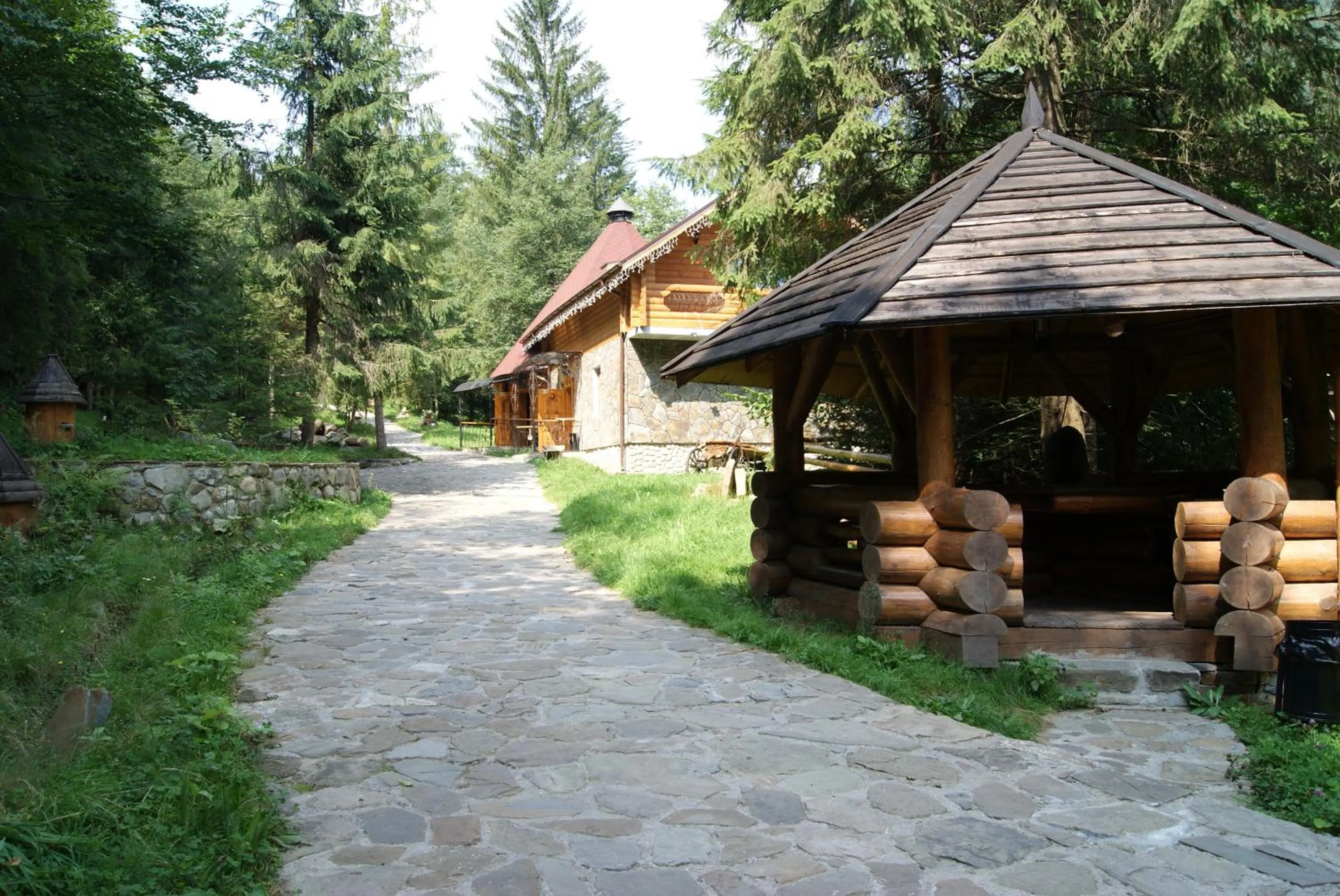 Garden in Hotel Dykyi Med