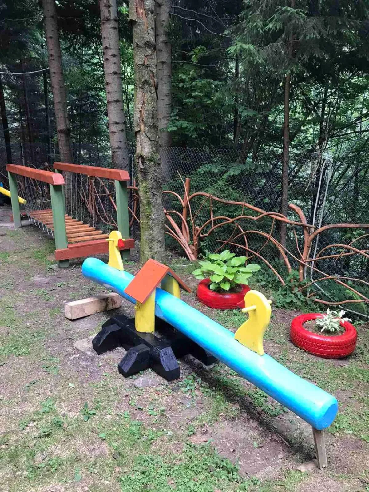 Children play ground in Hotel Dykyi Med