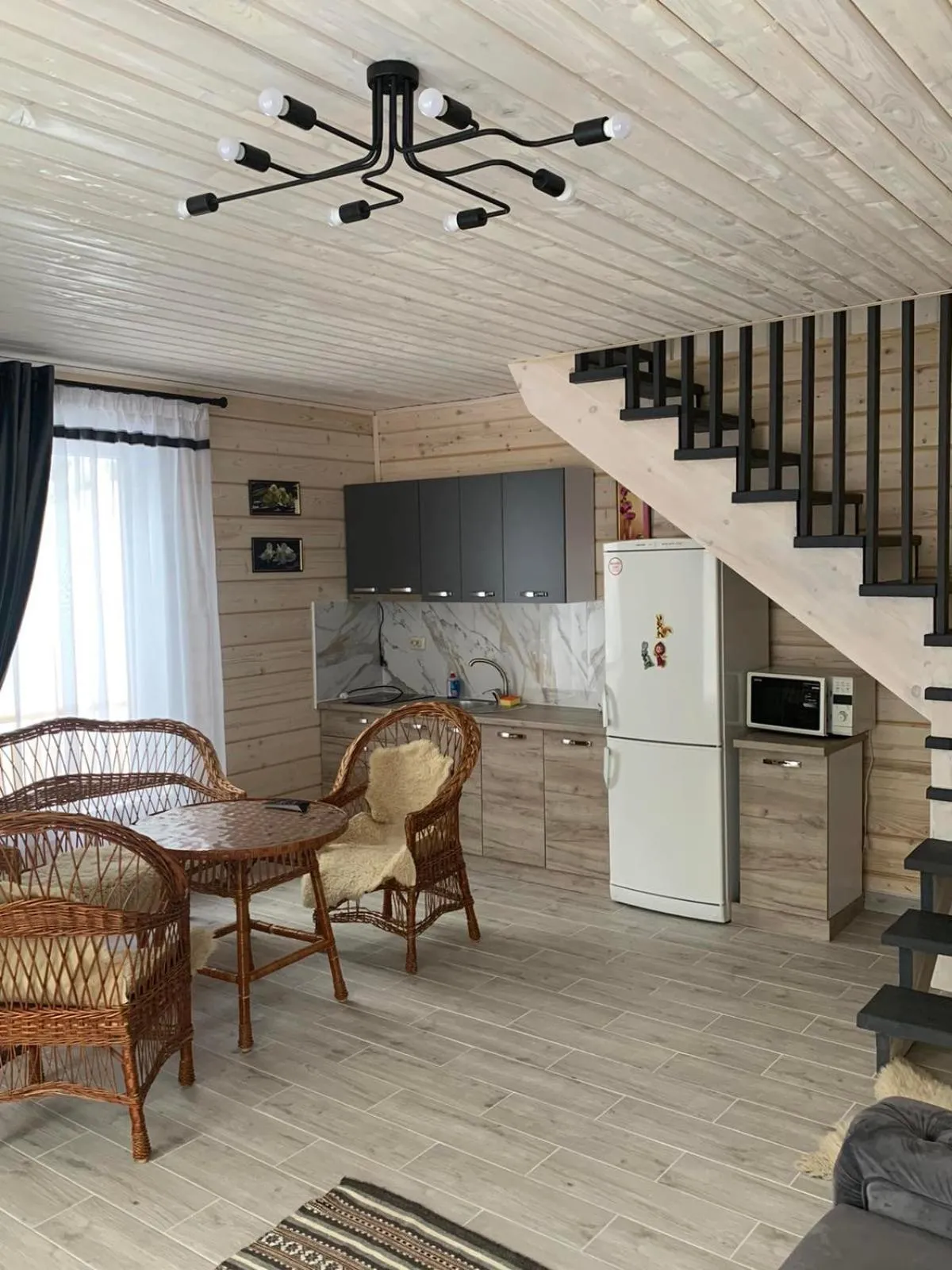 kitchen in Hotel Dykyi Med