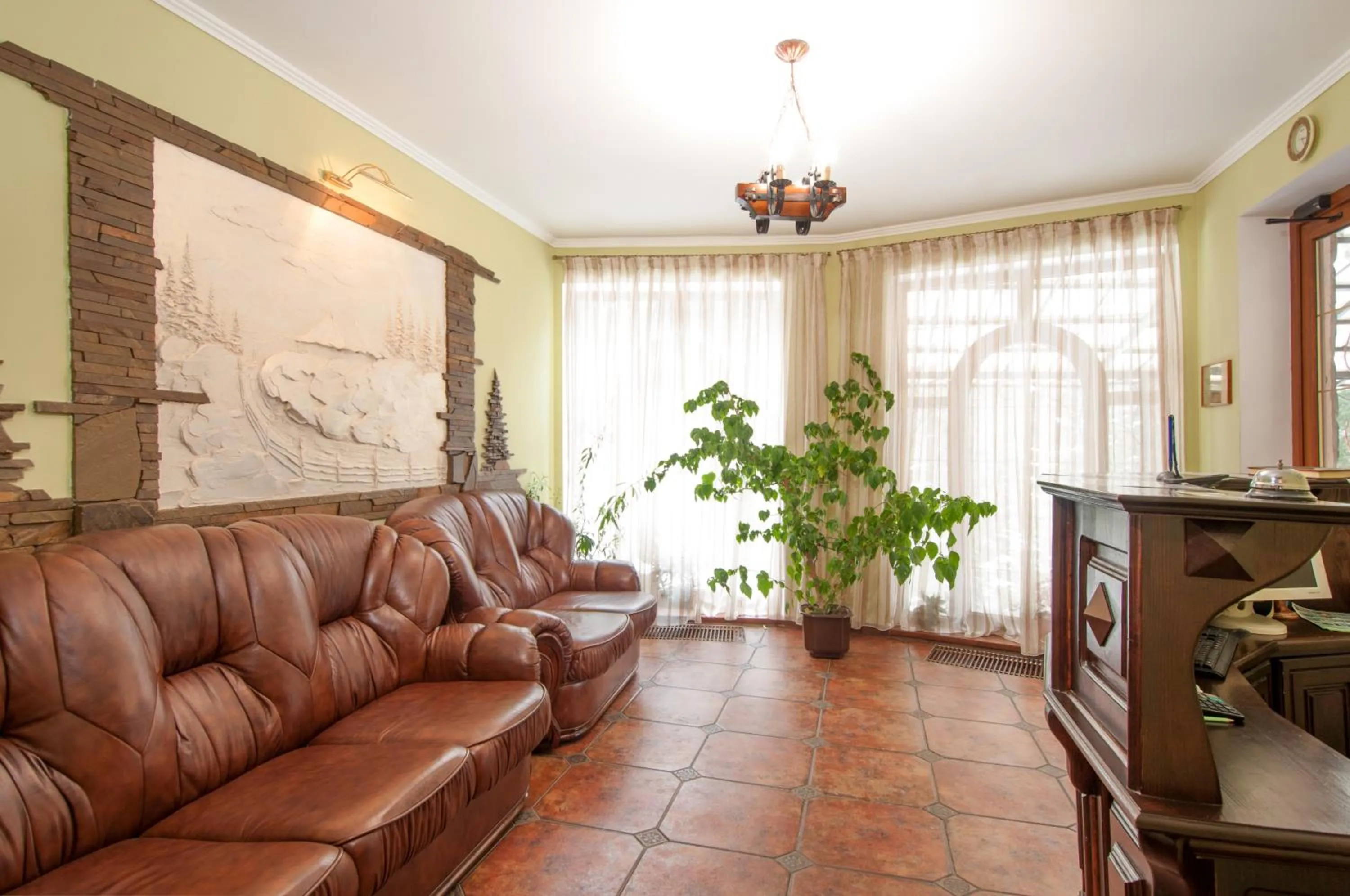 Lobby or reception in Hotel Dykyi Med