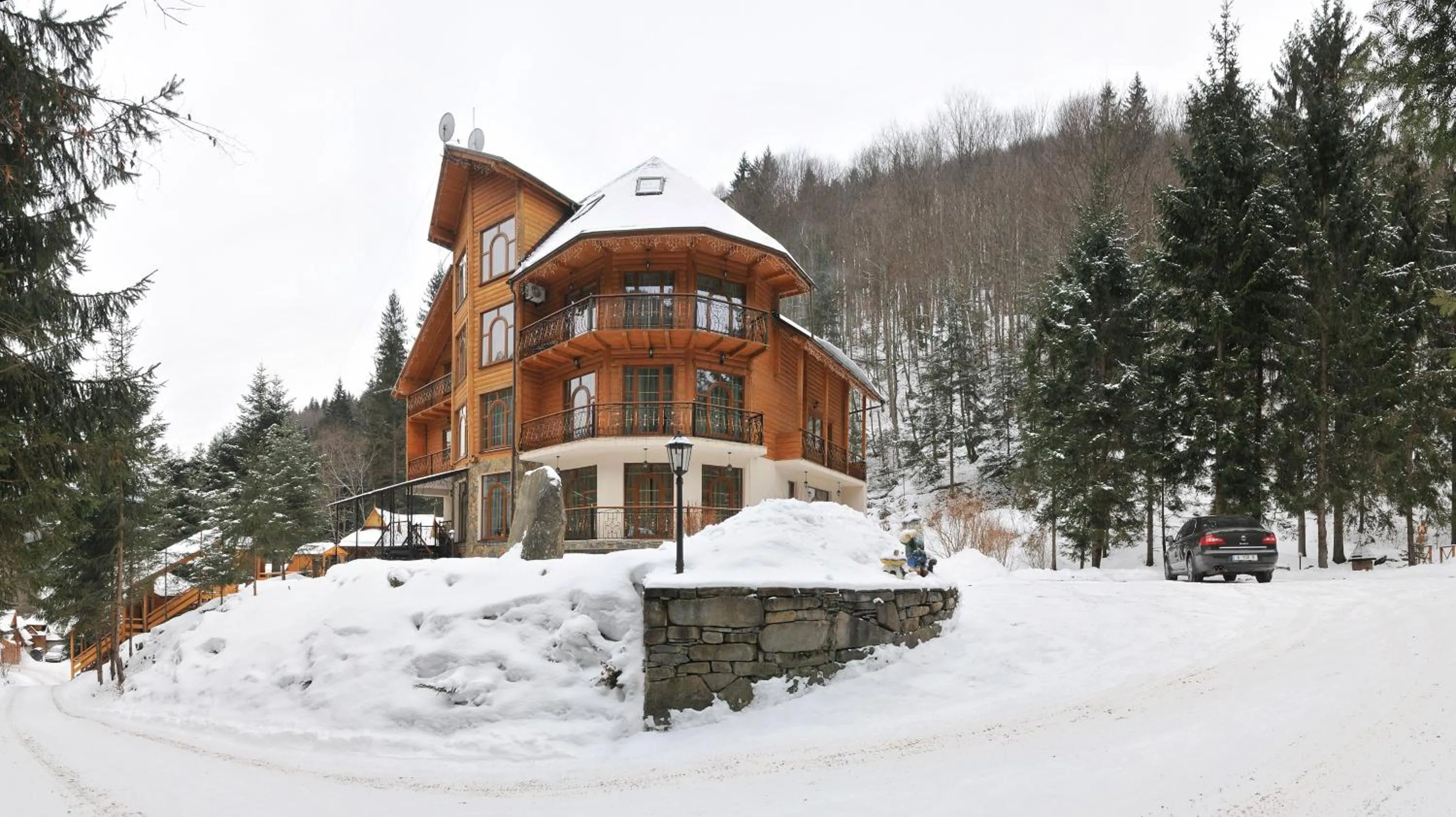 Property building in Hotel Dykyi Med