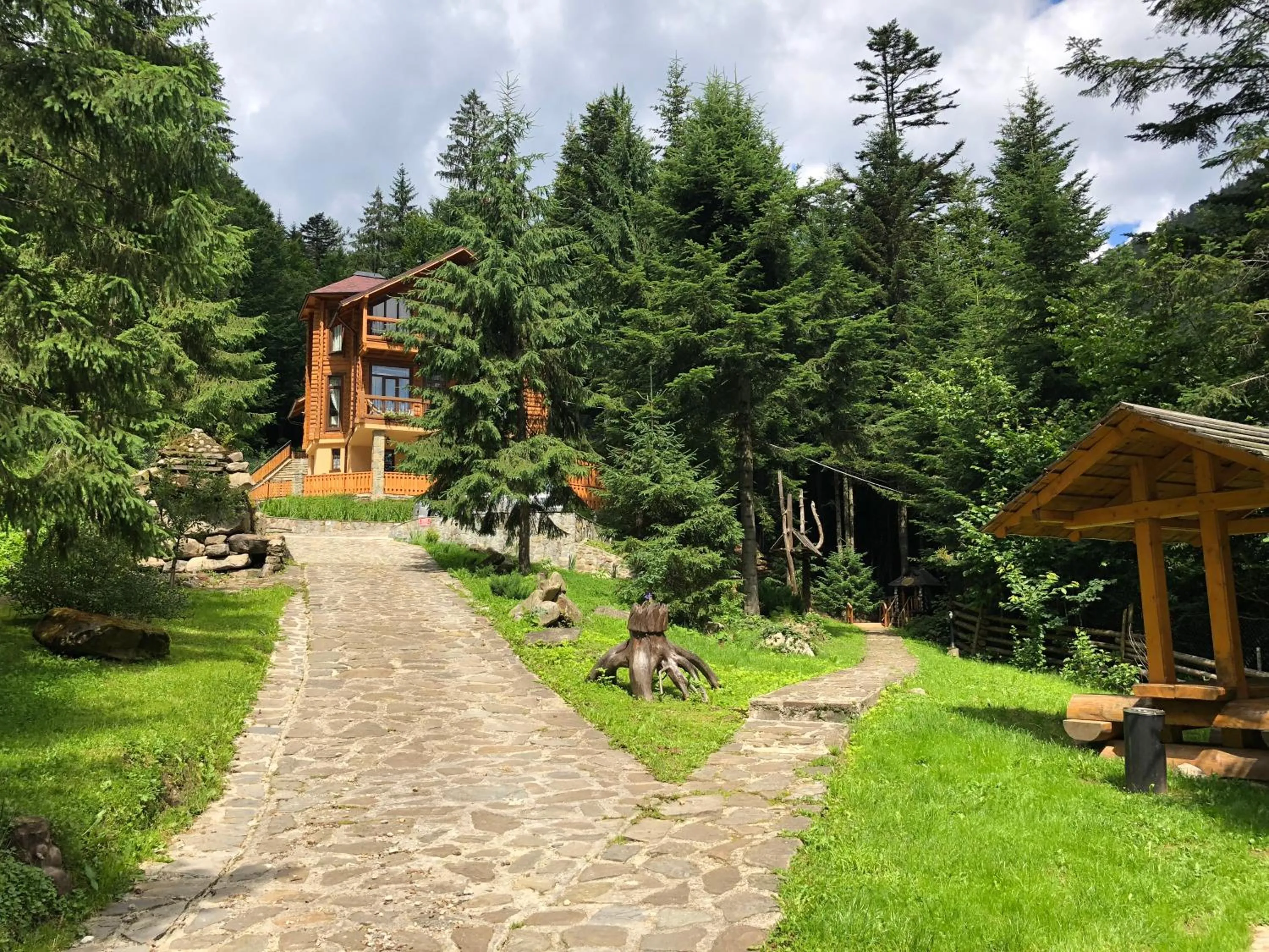 Property building in Hotel Dykyi Med