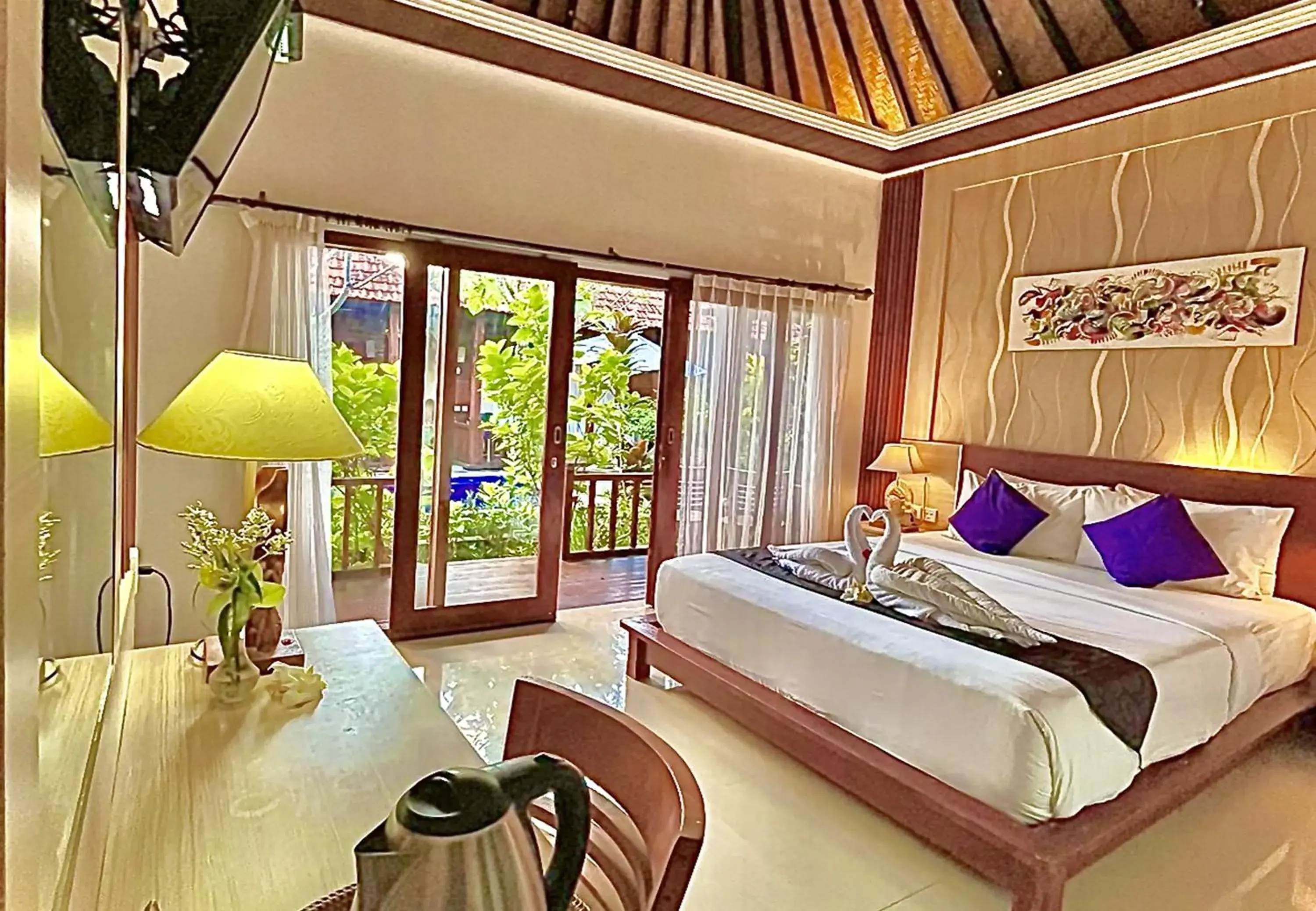 Bedroom, Bed in Wait Garden Cottage Bedroom, Bed in Wait Garden Cottage