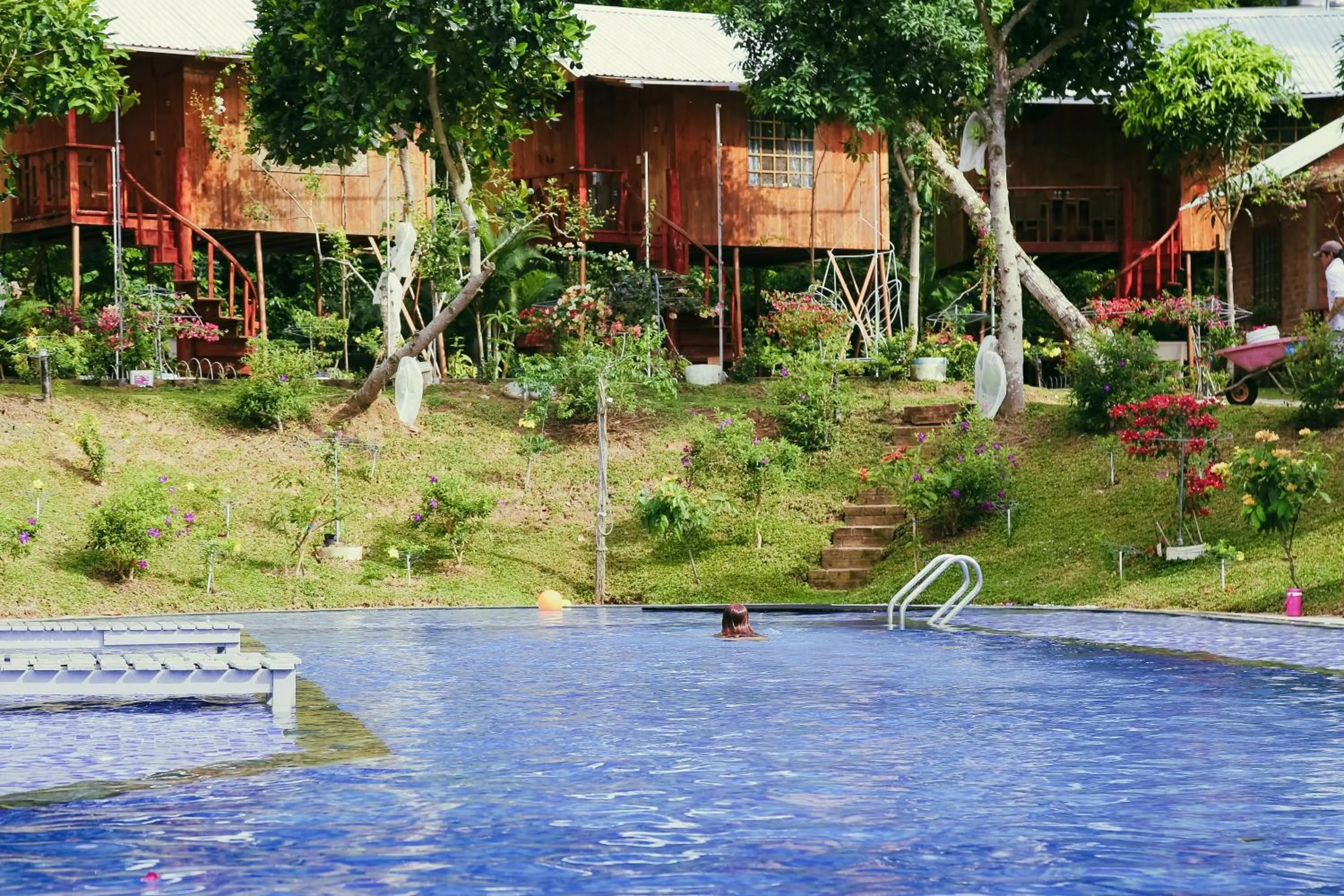 Garden in Phu Quoc Valley Sen Bungalow