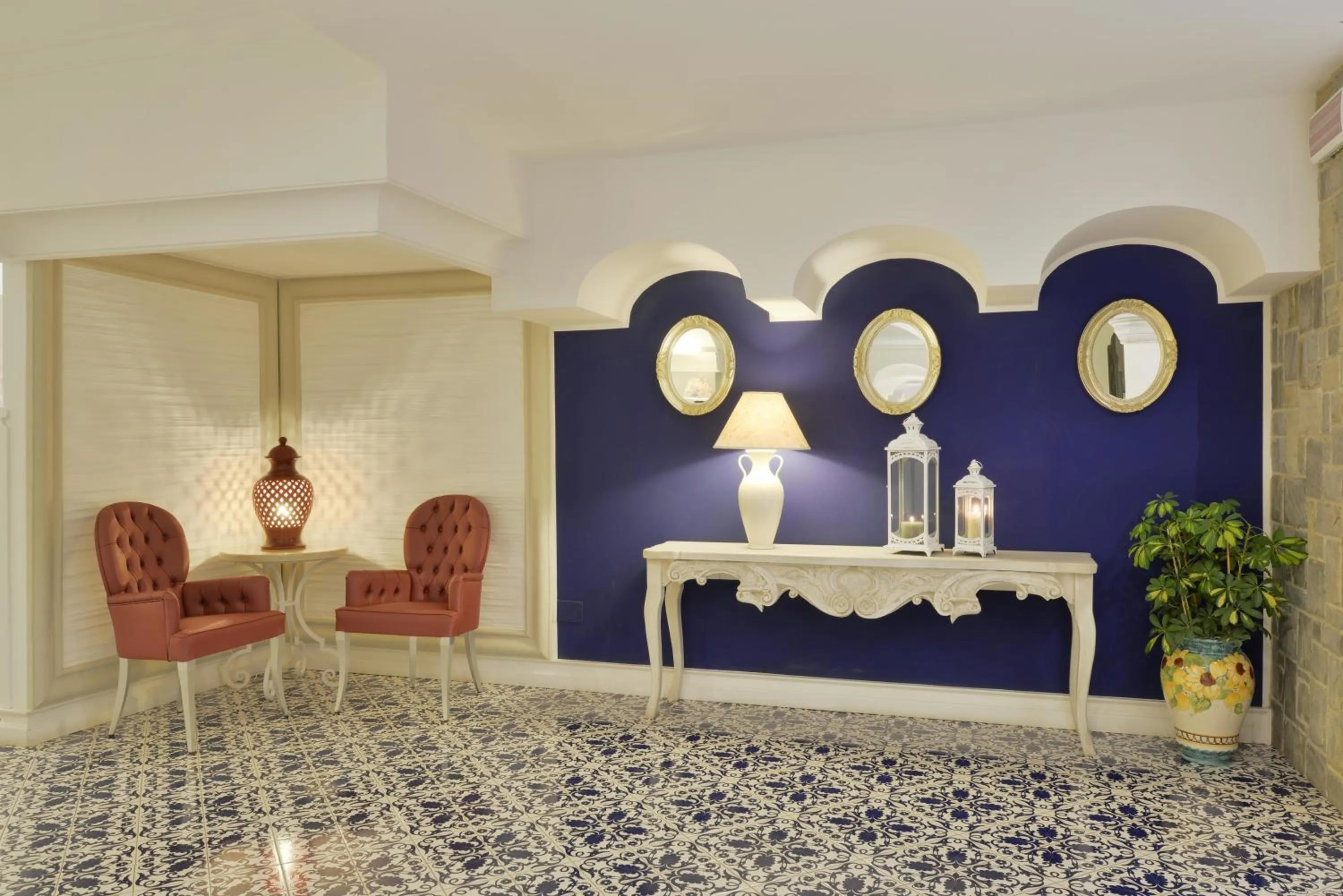 Lobby or reception in La Pineta Hotel Beach & Spa