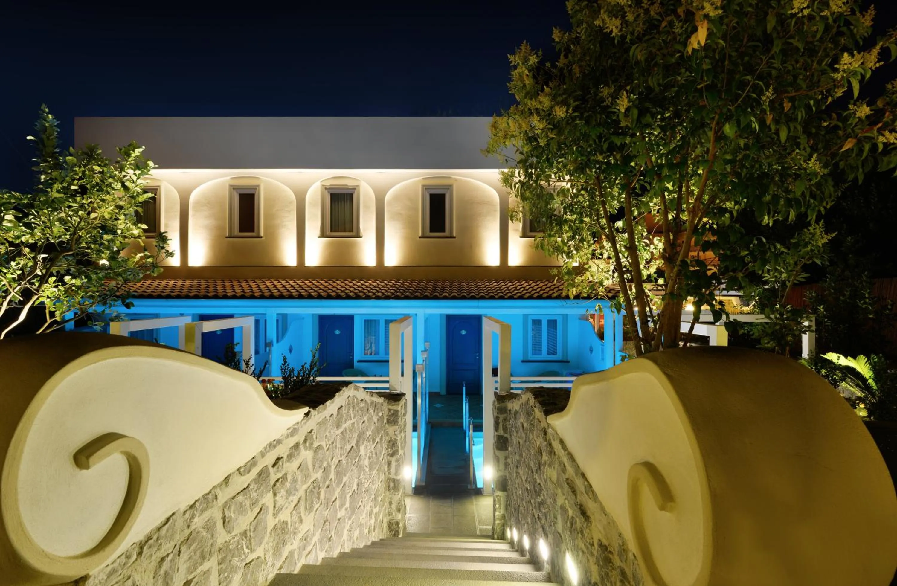 Facade/entrance in La Pineta Hotel Beach & Spa