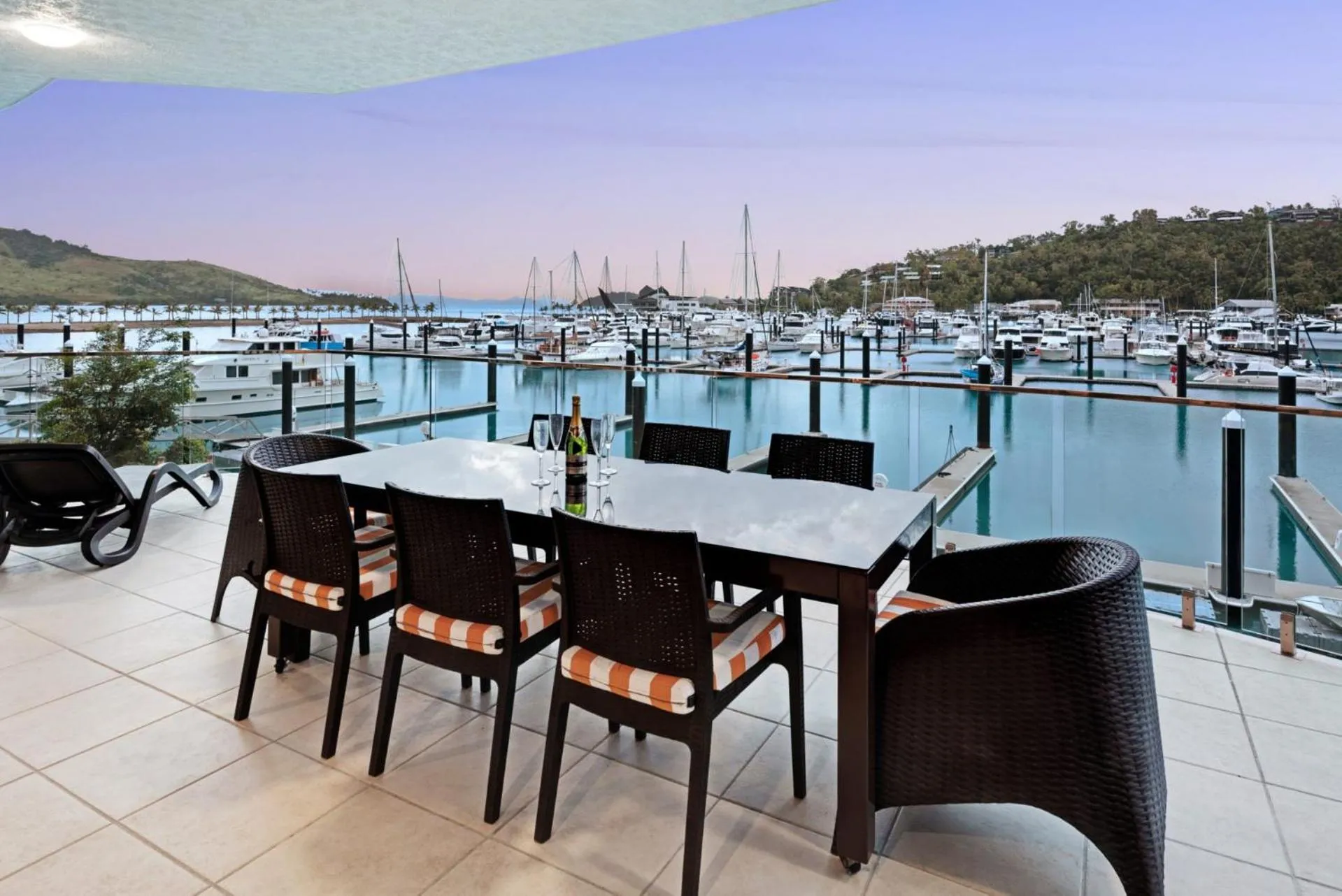 Pavillion 3 Absolute Waterfront 4 Bedroom 2 Lounge Room and Golf Buggy