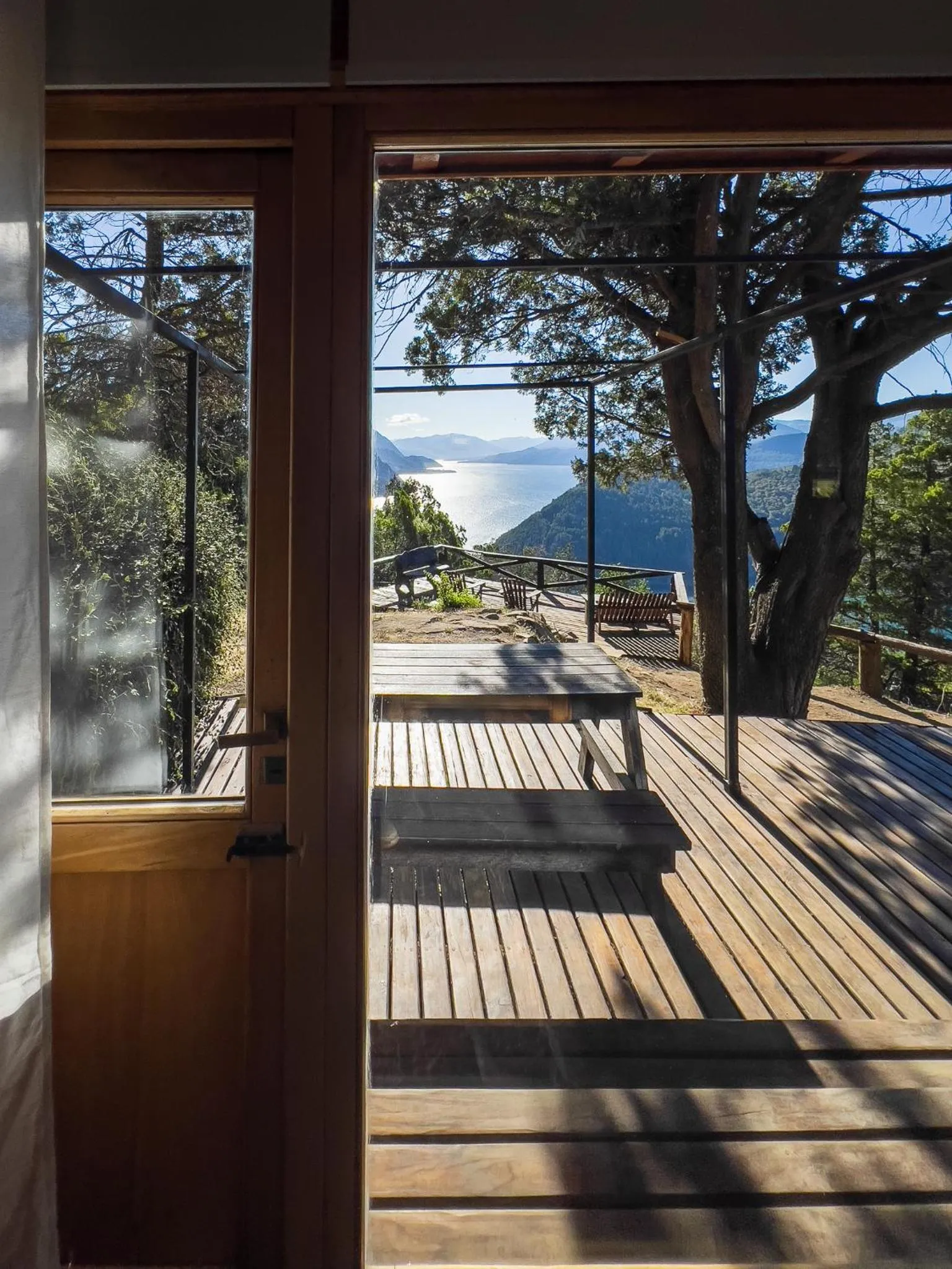 Patio in Arrayan Lake View Mountain Lodge & Casa De Te Arrayan