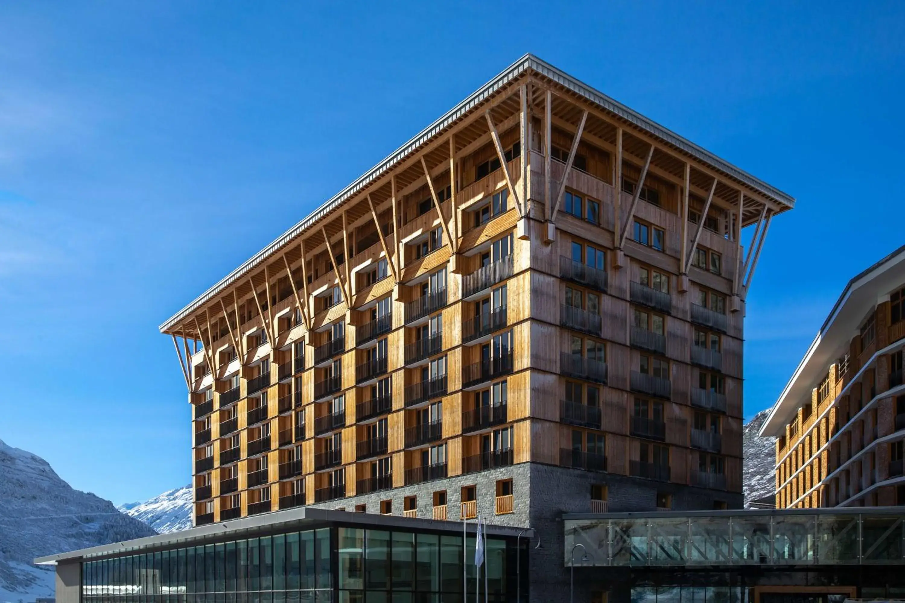 Property building in Radisson Blu Hotel Reussen, Andermatt Property building in Radisson Blu Hotel Reussen, Andermatt