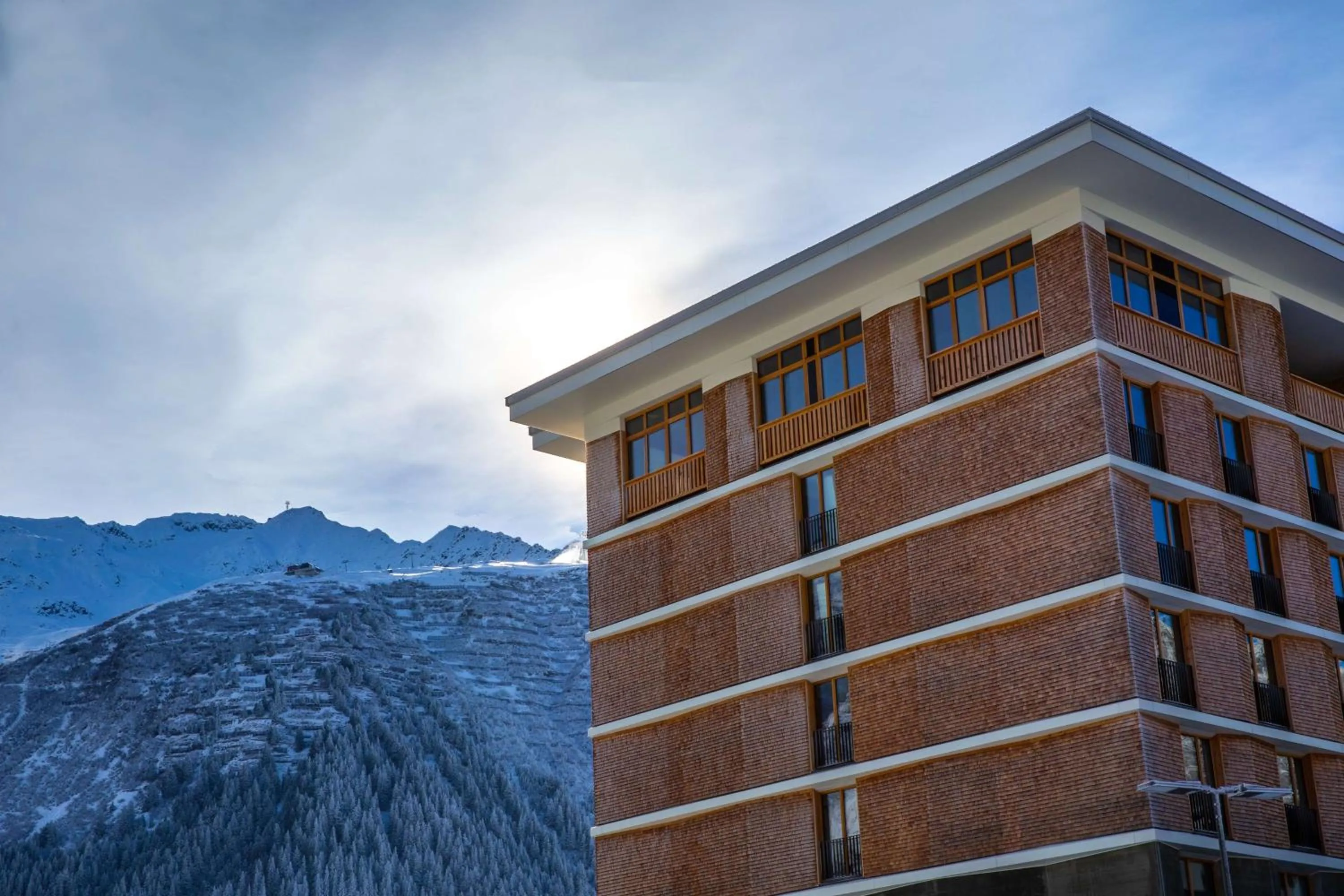 Property building in Radisson Blu Hotel Reussen, Andermatt