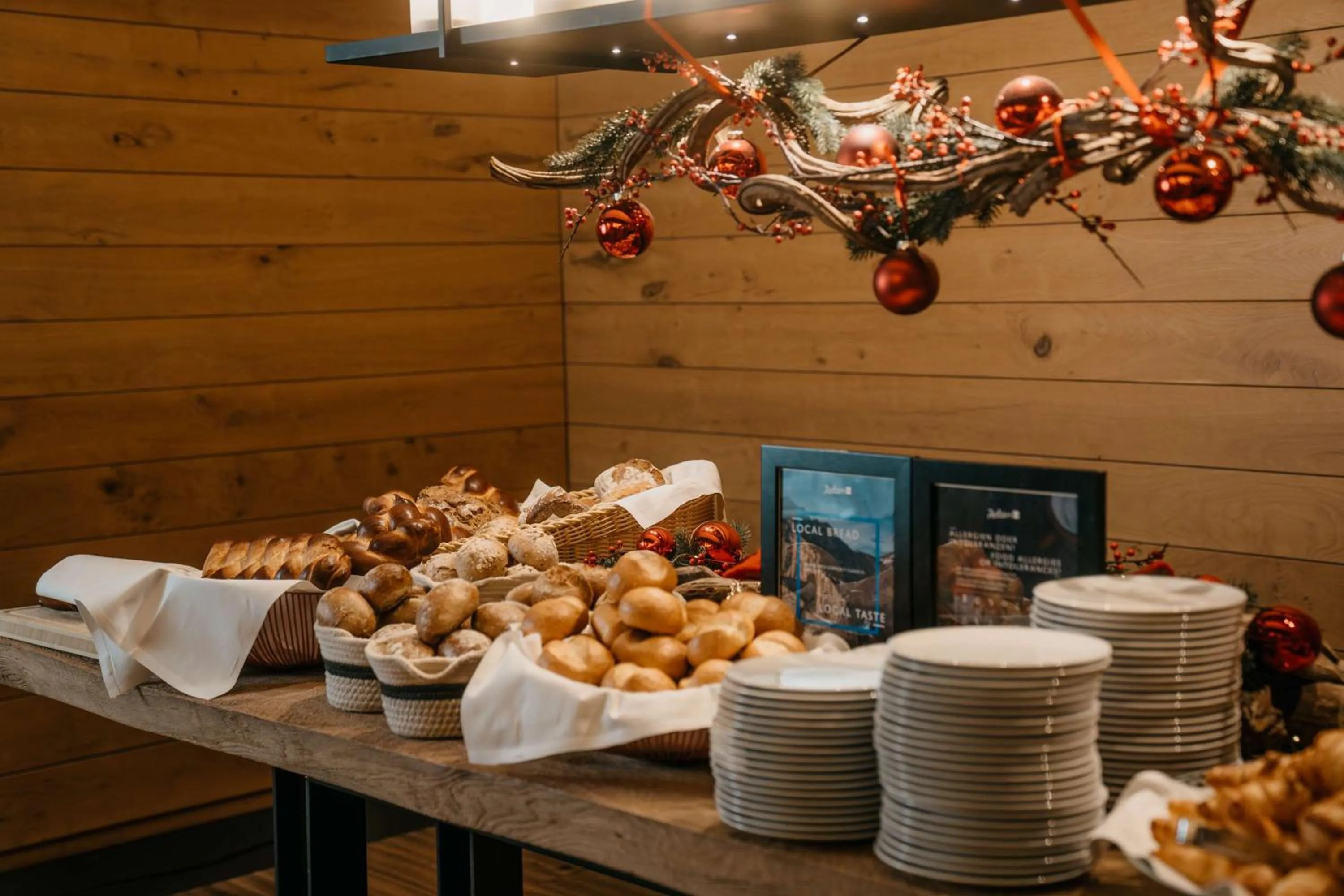 Breakfast in Radisson Blu Hotel Reussen, Andermatt