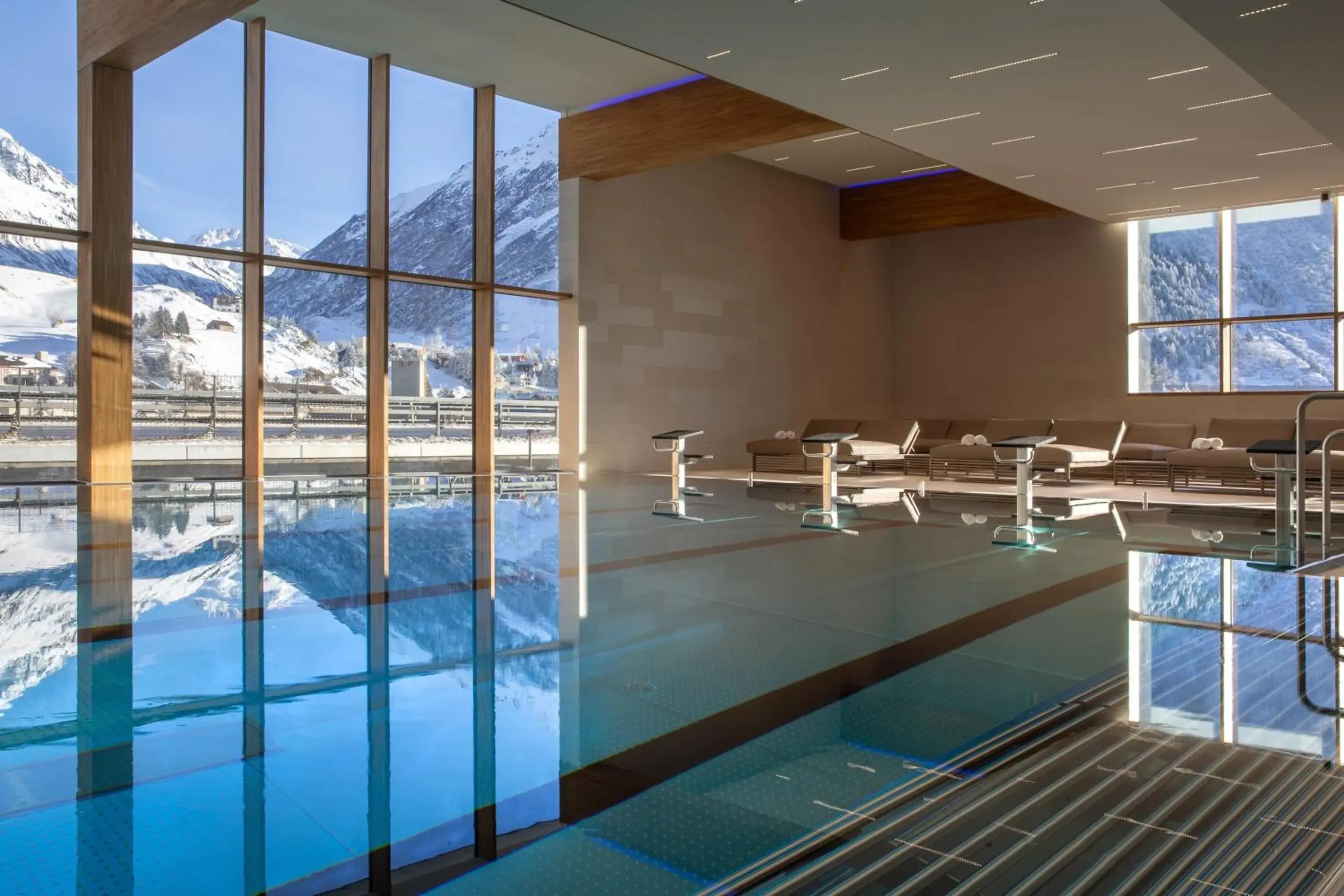 Swimming pool in Radisson Blu Hotel Reussen, Andermatt Swimming pool in Radisson Blu Hotel Reussen, Andermatt