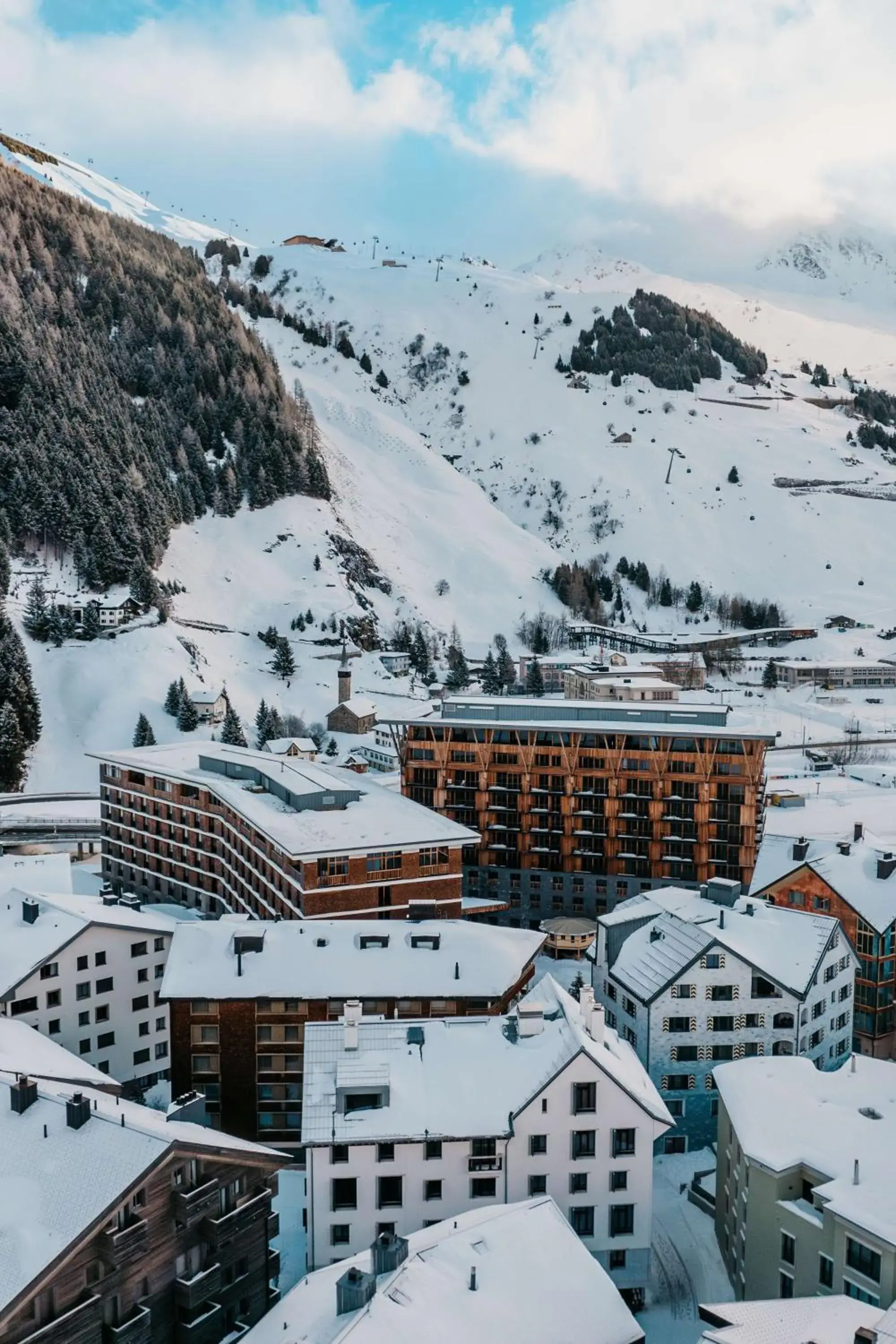 Property building in Radisson Blu Hotel Reussen, Andermatt Property building in Radisson Blu Hotel Reussen, Andermatt