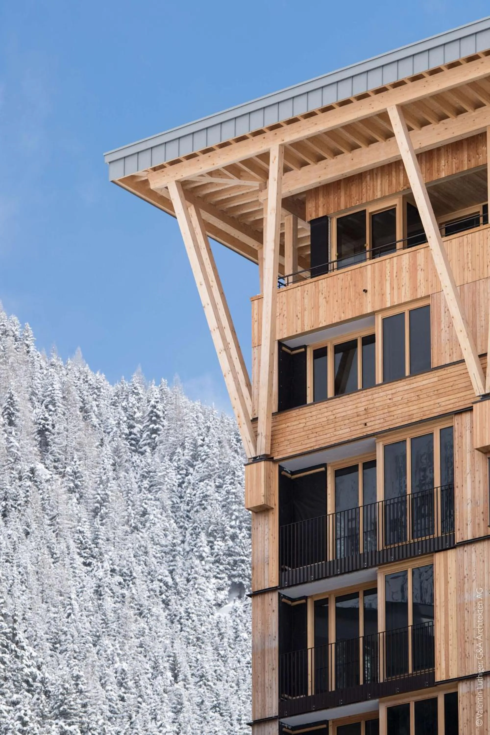 Property building in Radisson Blu Hotel Reussen, Andermatt