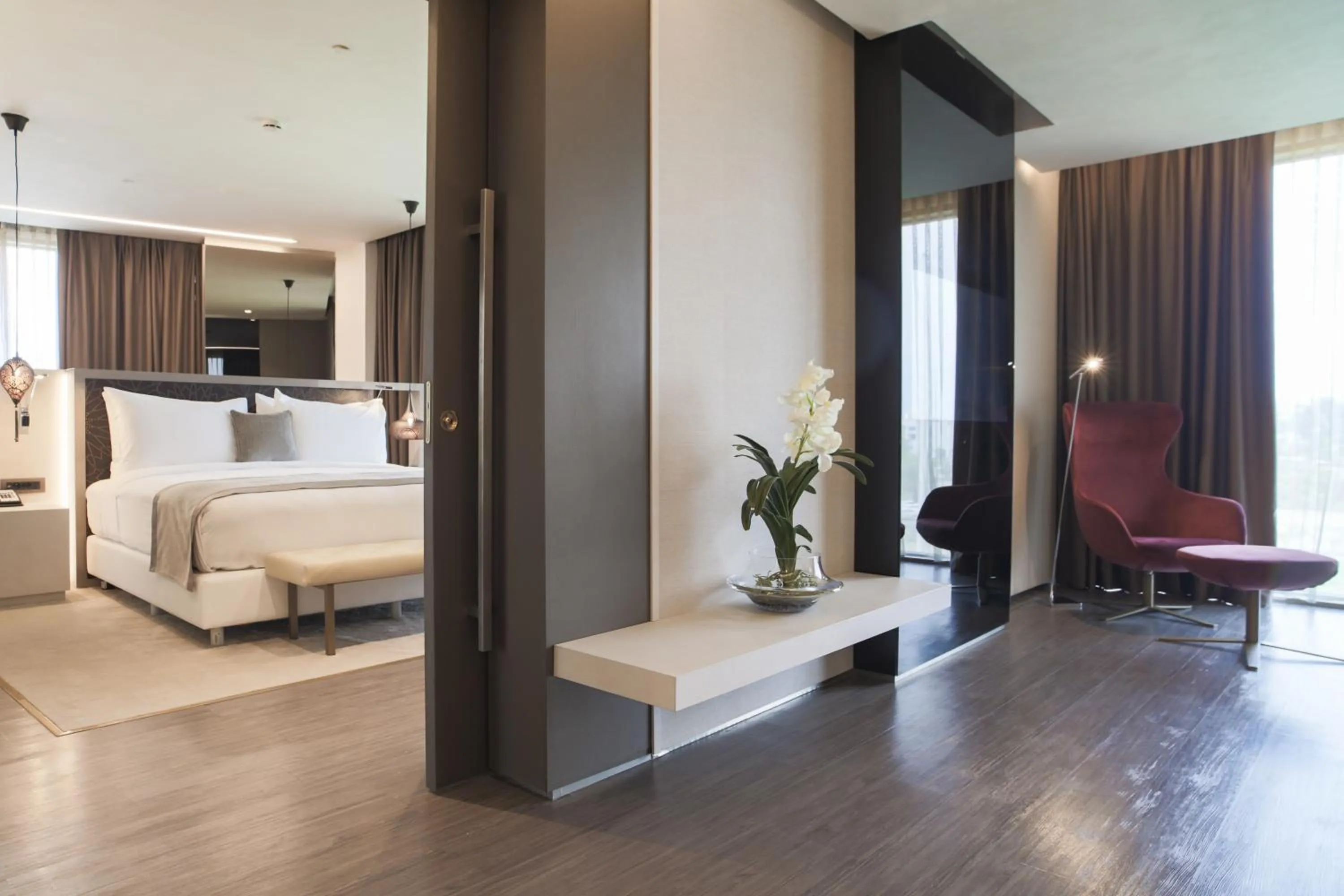 TV and multimedia, Bed in Radisson BLU Hotel Algiers Hydra