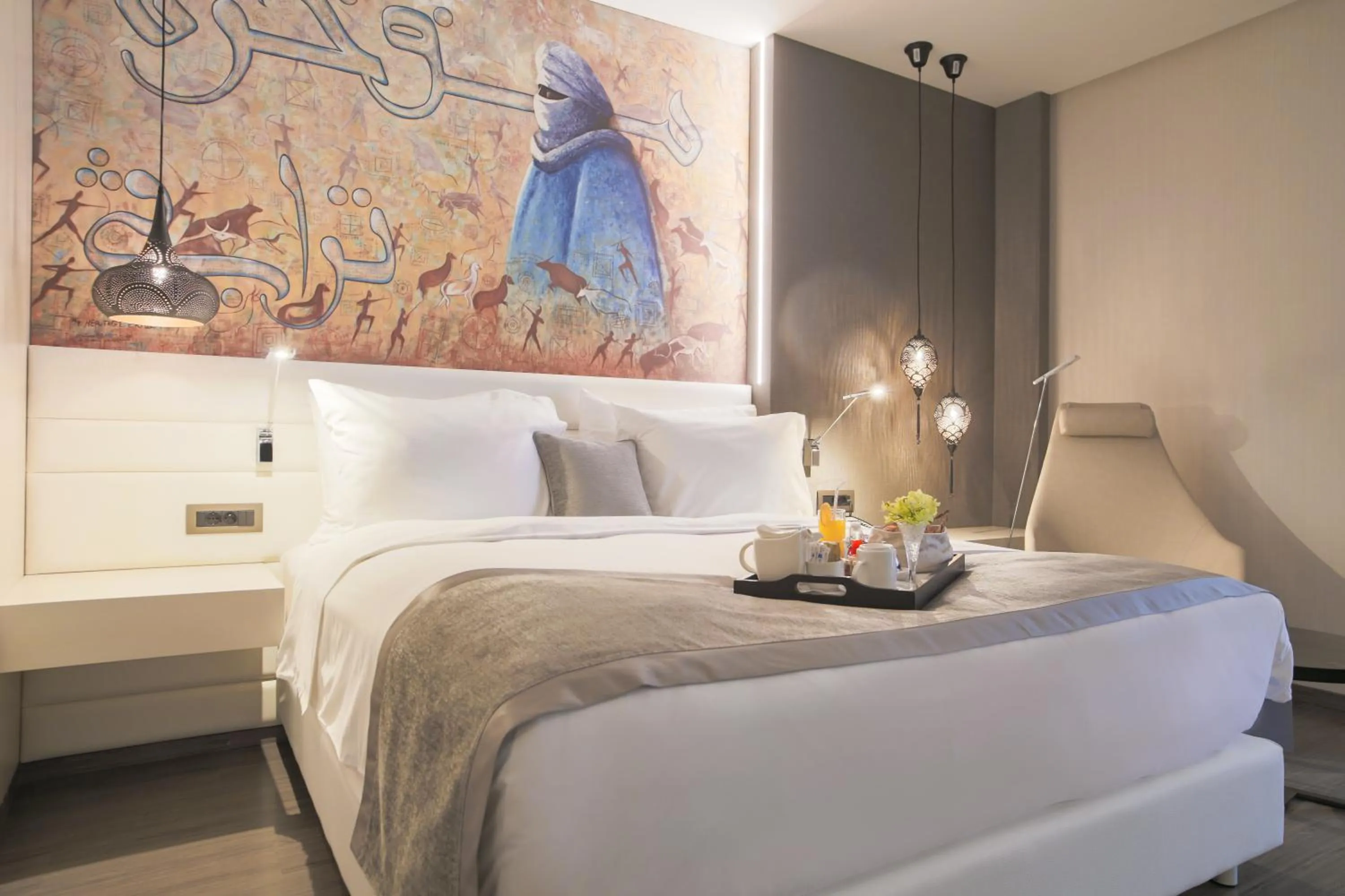 Bed in Radisson BLU Hotel Algiers Hydra