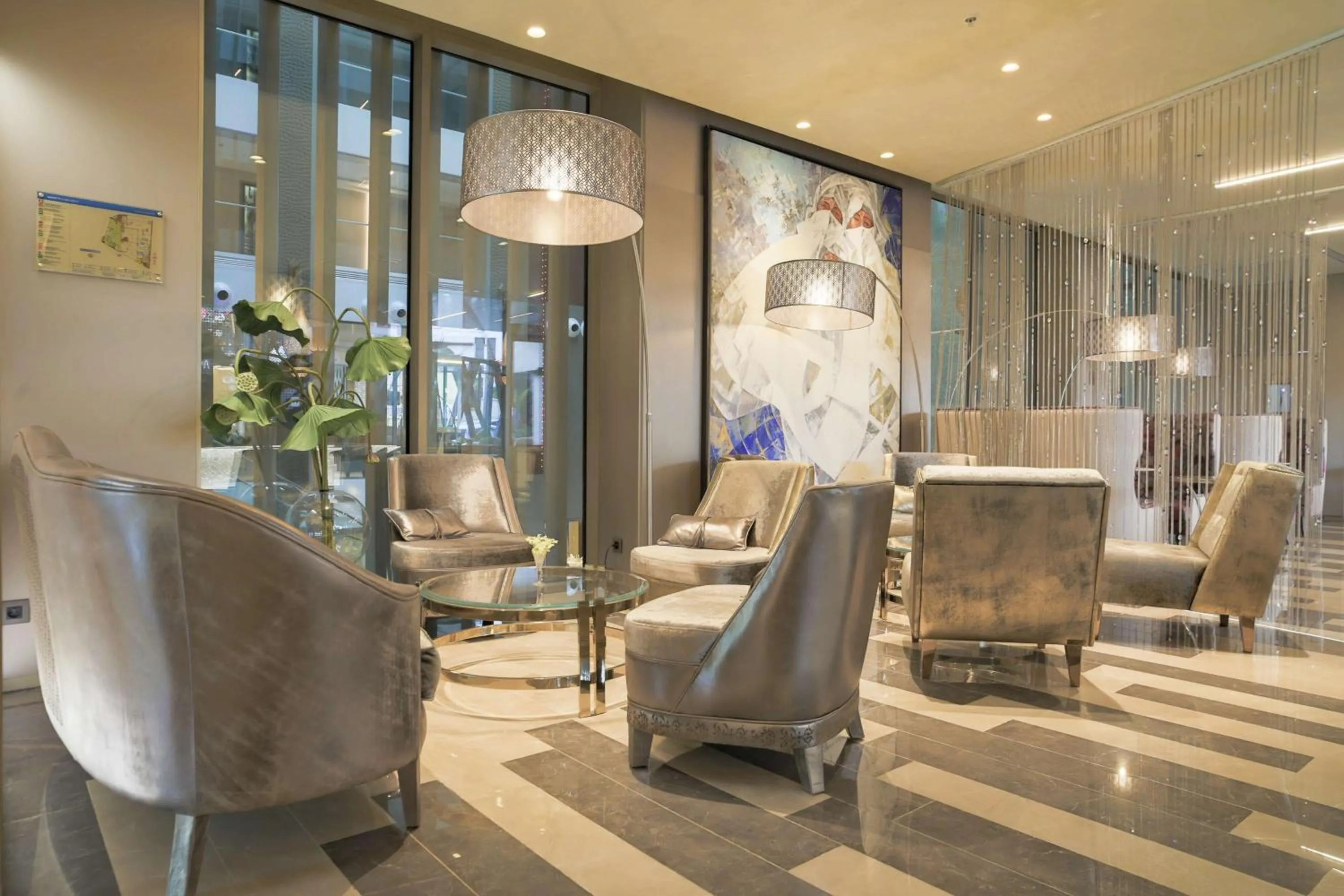 Lounge or bar, Lobby/Reception in Radisson BLU Hotel Algiers Hydra