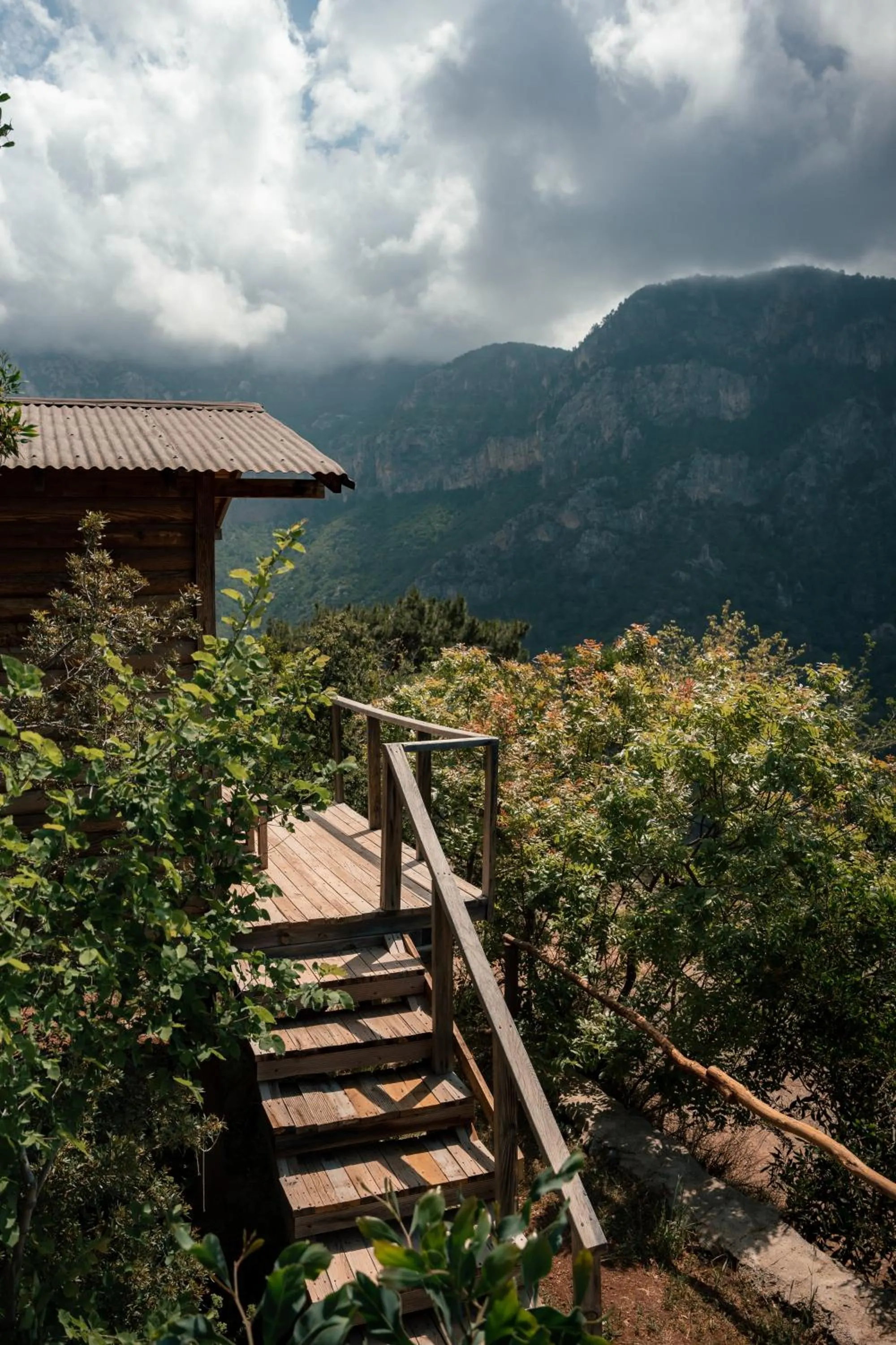 Mountain view in Olive Garden Kabak