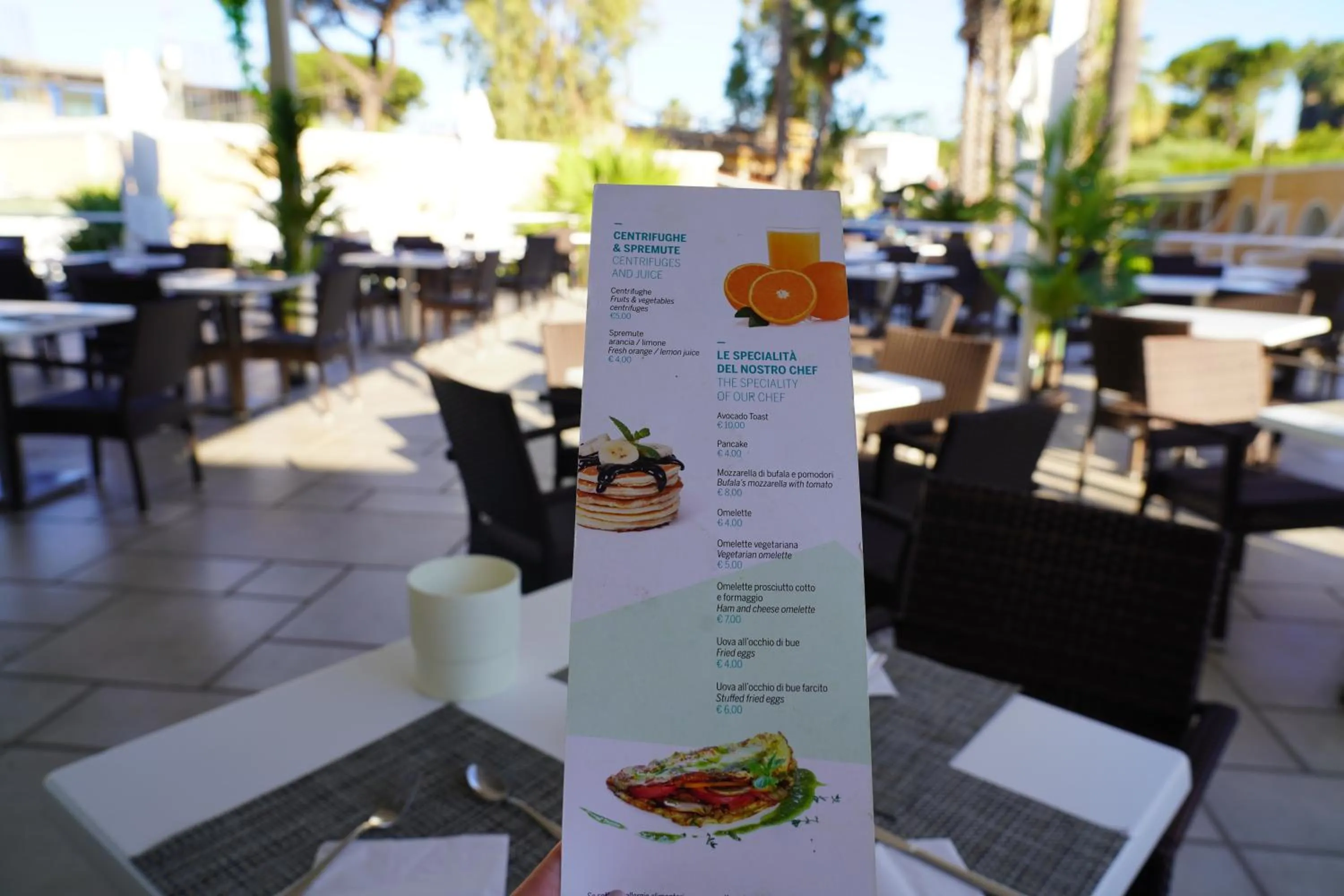 Breakfast in Hotel Parco Delle Agavi