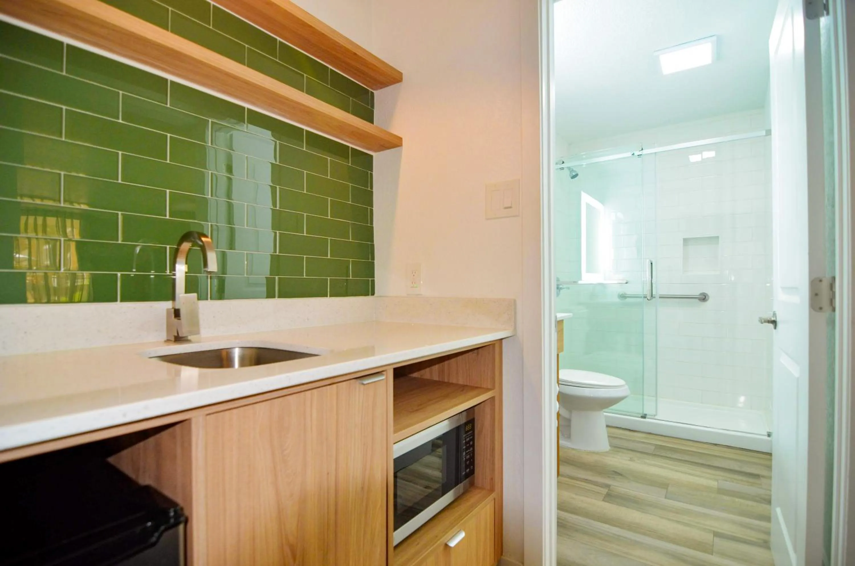 Bathroom in Hotel Monreale Express & Studios IDrive District