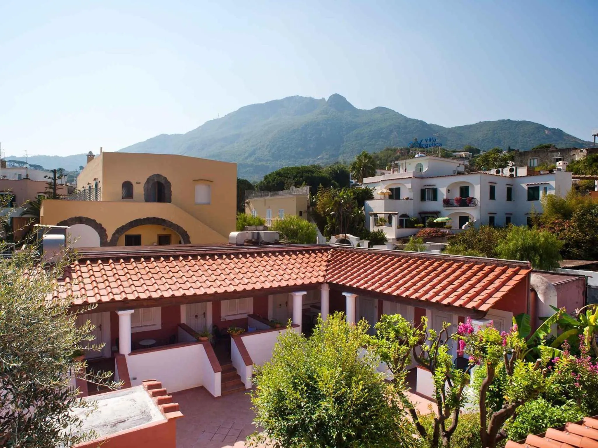 Balcony/Terrace in Hotel Villa Svizzera Terme