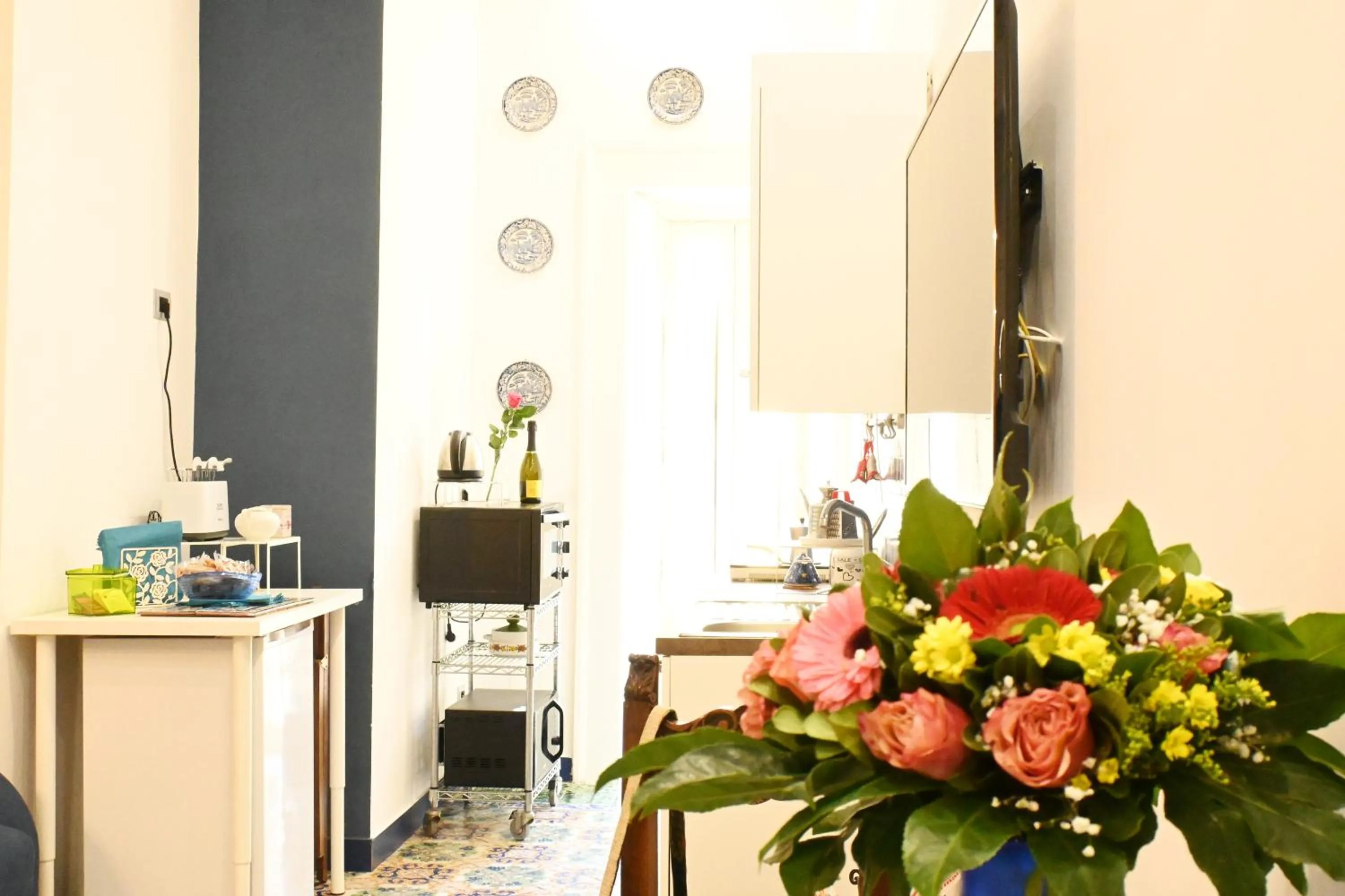 Kitchen or kitchenette in Nanà Bed and Breakfast