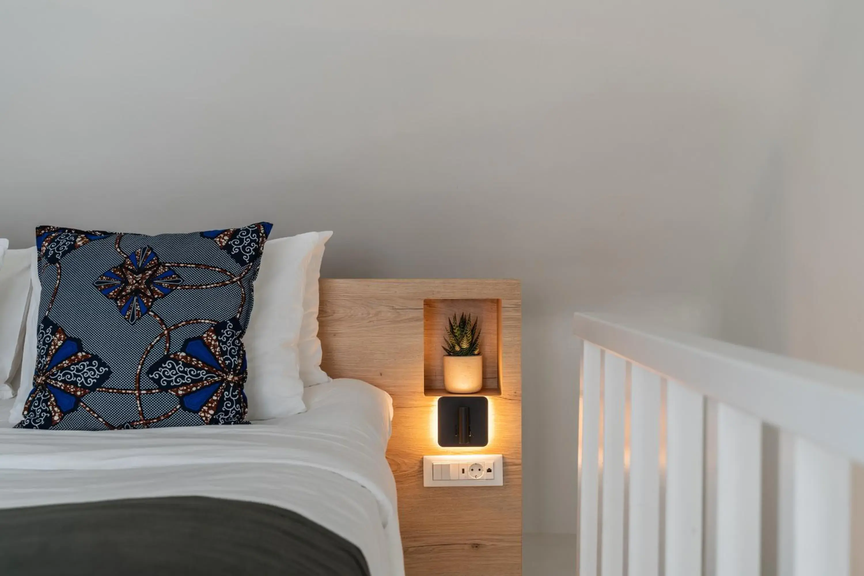 Bed in Rocabella Santorini Hotel & Spa Bed in Rocabella Santorini Hotel & Spa