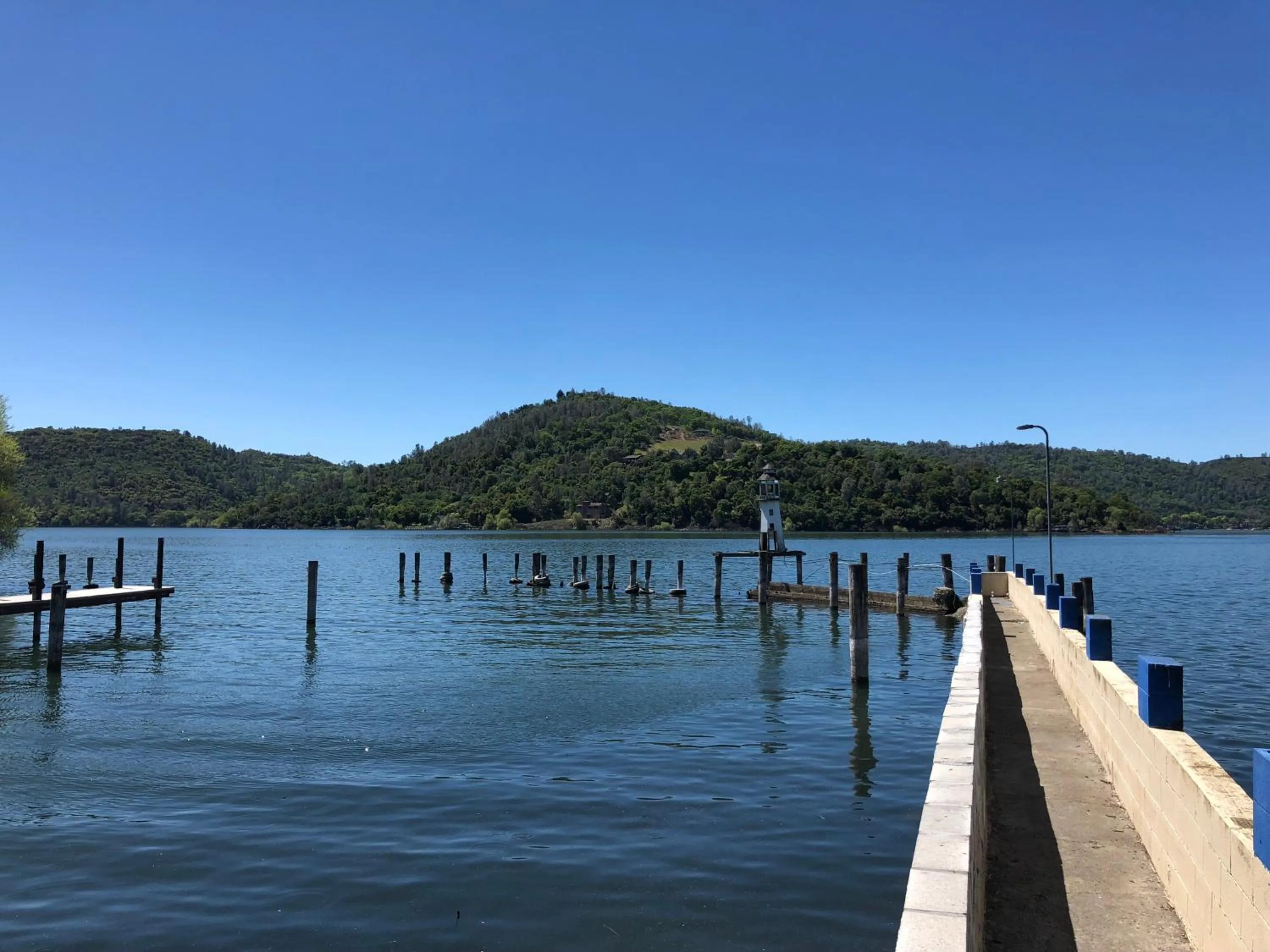 Lake view in Lamplighter Motel Clearlake