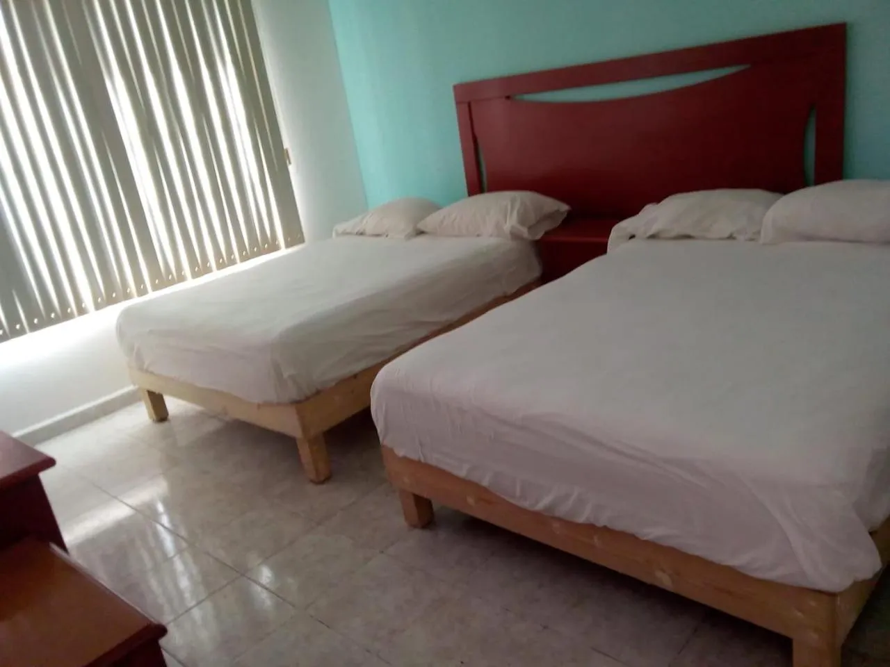 Bed in Hotel Azulejos