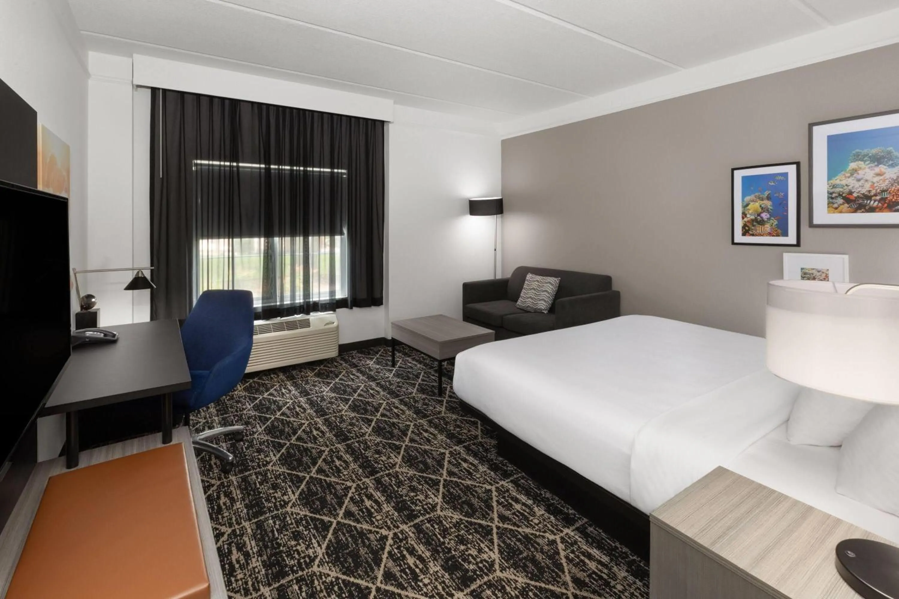 Photo of the whole room, Bed in La Quinta Inn & Suites by Wyndham Houston Bush IAH South