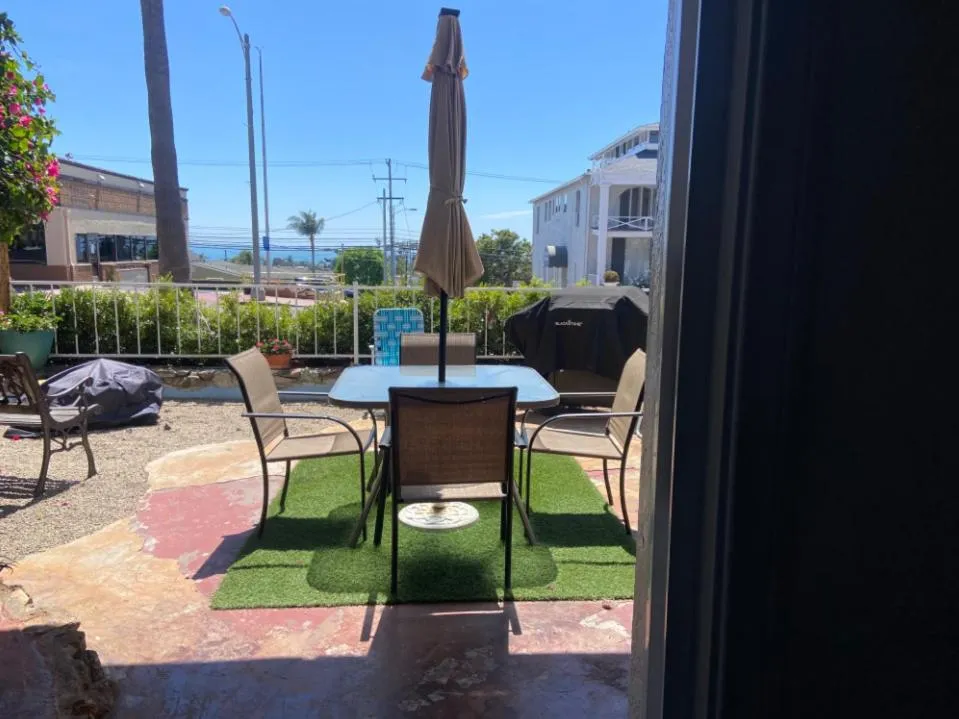 Patio in The Patriots Boutique Motel