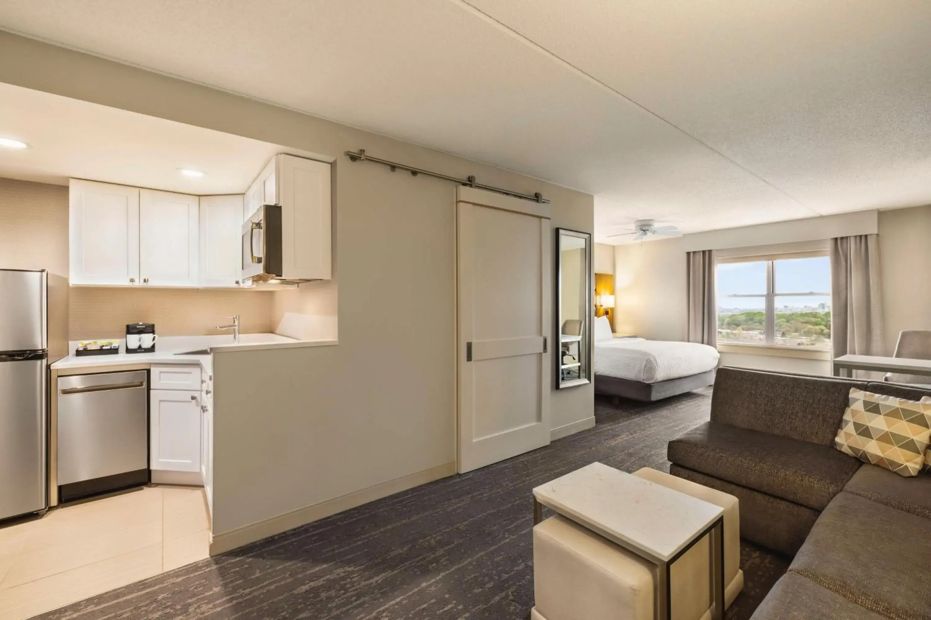 Living room in Homewood Suites by Hilton Philadelphia-City Avenue Living room in Homewood Suites by Hilton Philadelphia-City Avenue