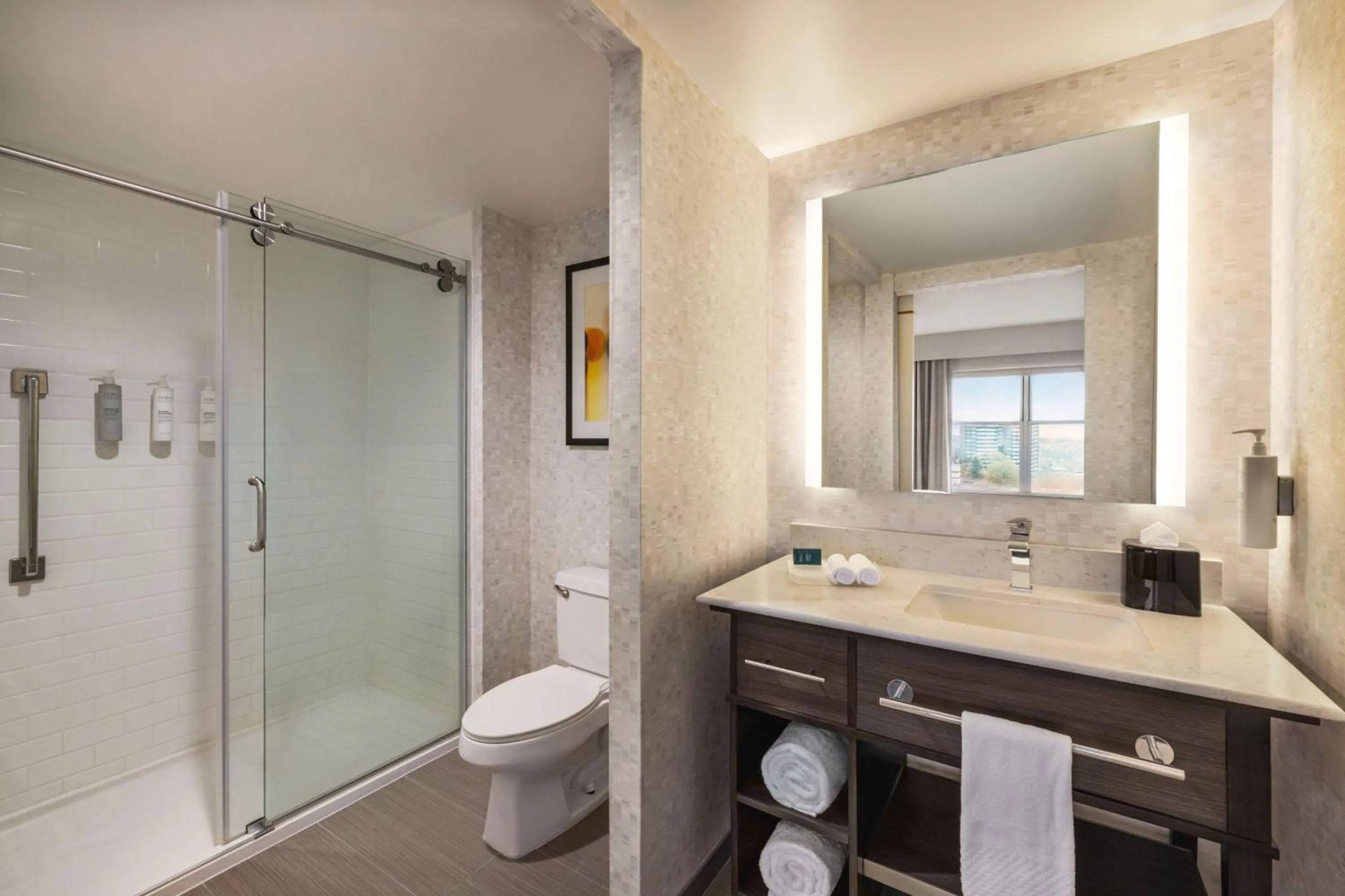 Bathroom in Homewood Suites by Hilton Philadelphia-City Avenue