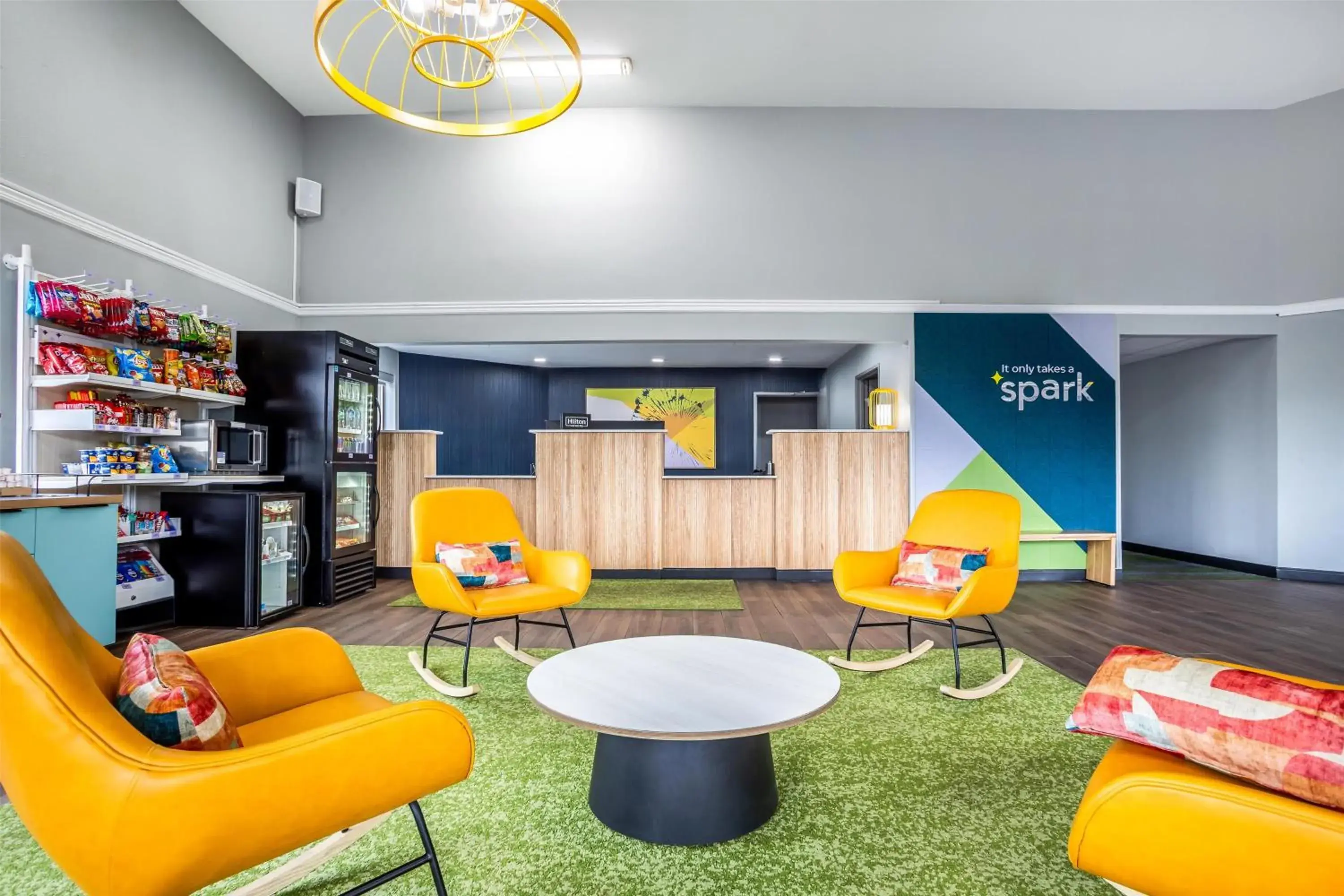 Lobby or reception in Spark by Hilton Kent Seattle Lobby or reception in Spark by Hilton Kent Seattle