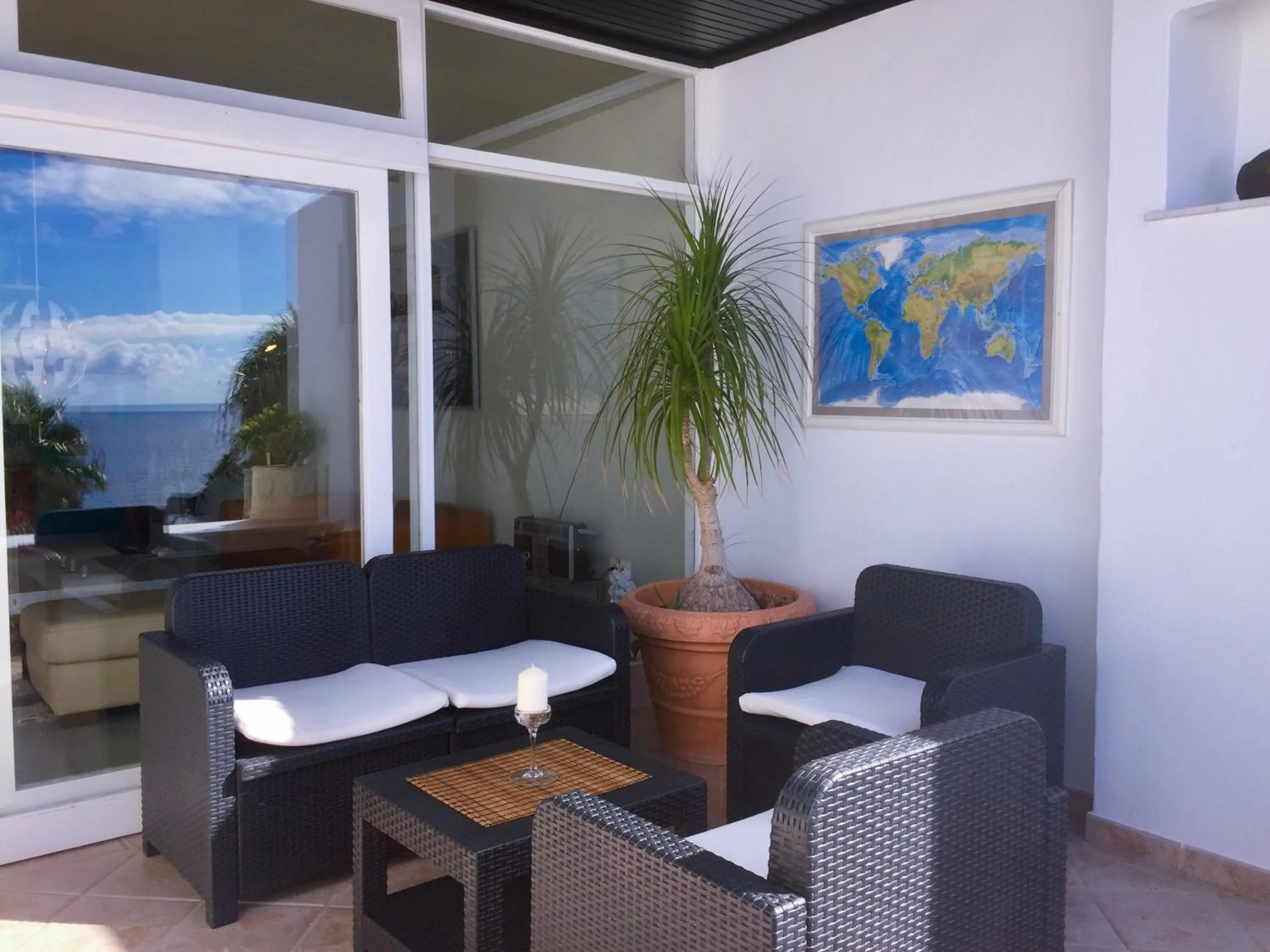 Balcony/Terrace in Casa Flamingo, Sea View Apartment
